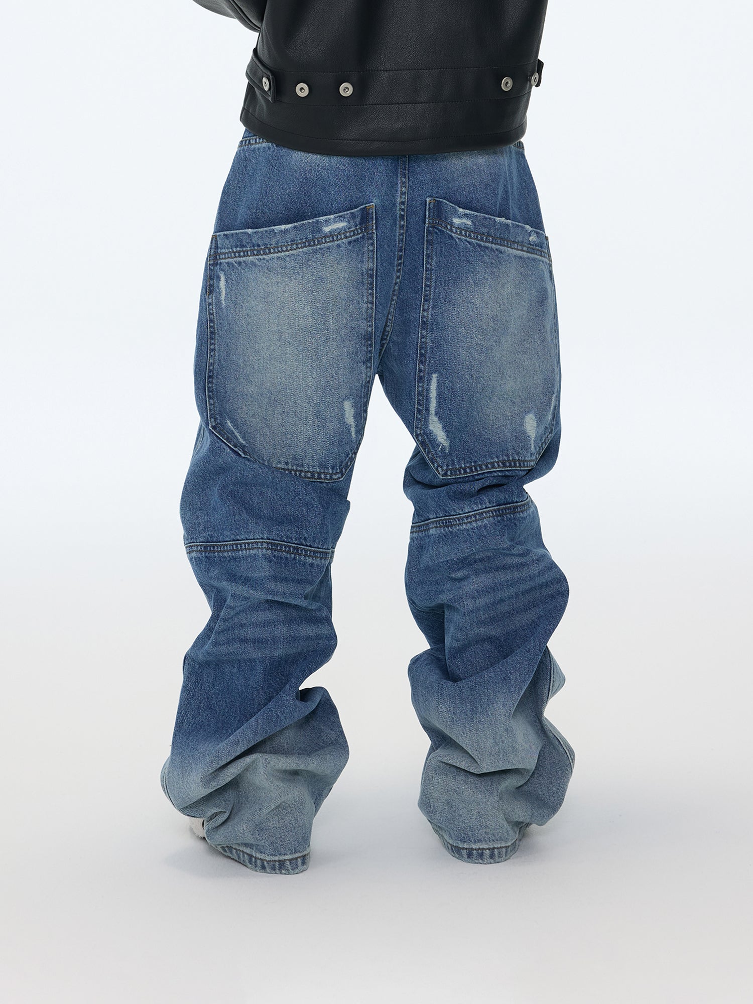 Jeans larghi blu
