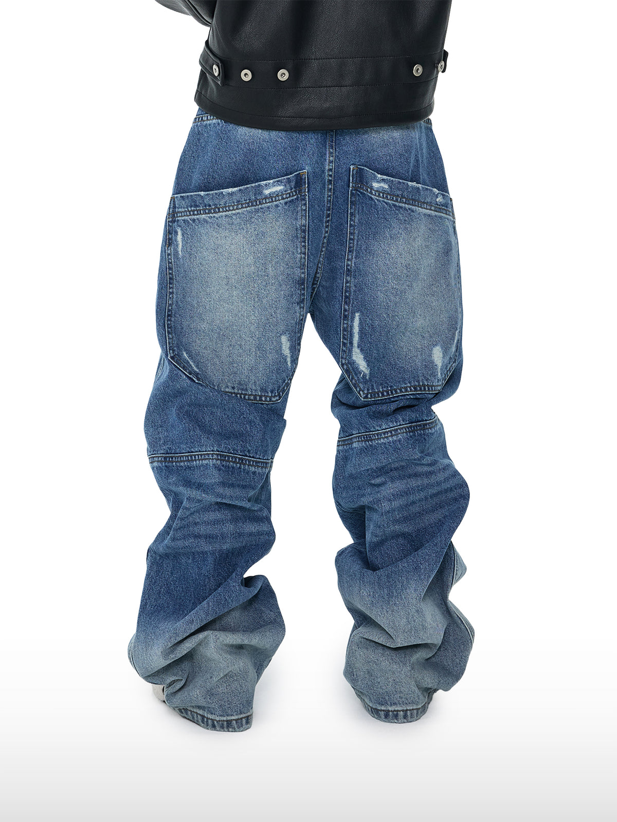 Jeans larghi blu