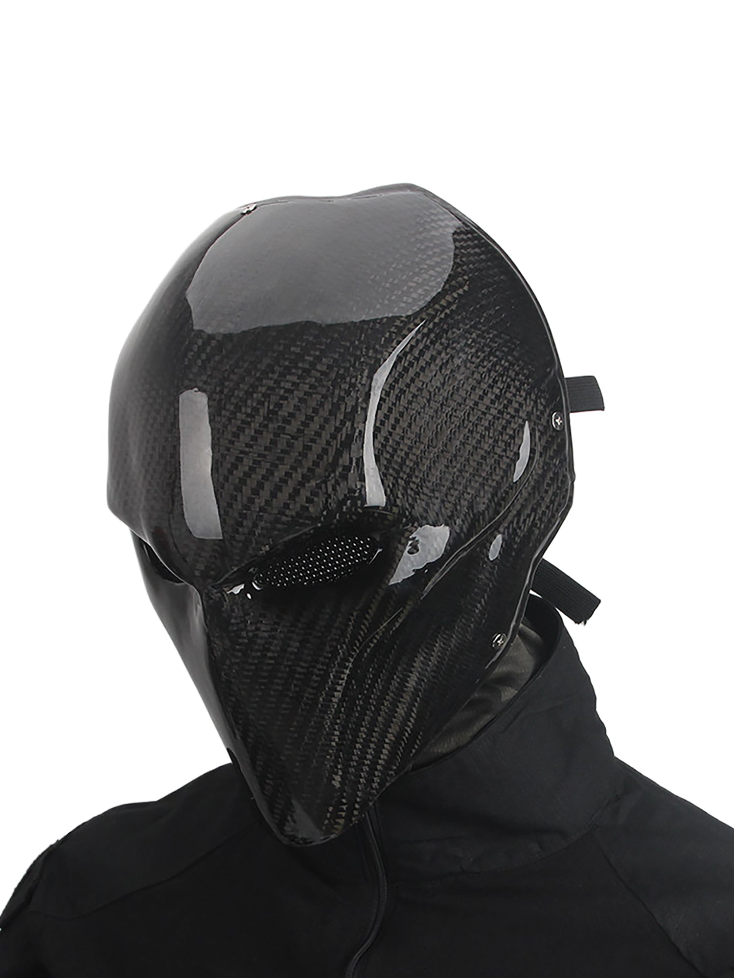 Maschera in fibra di carbonio