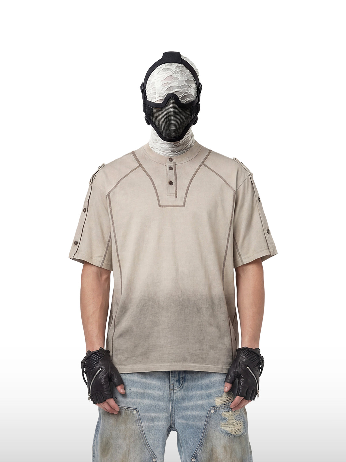 T-shirt Henley Cipher Gradient