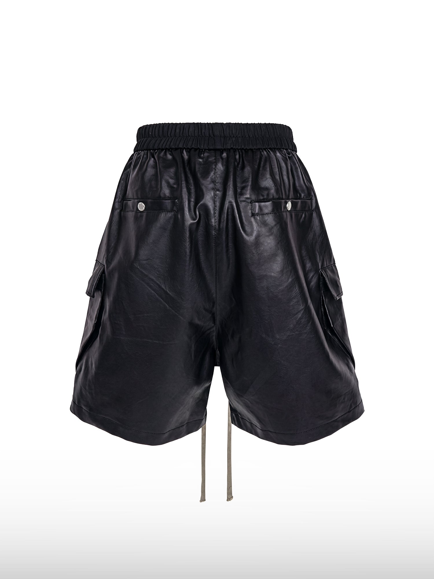 Pantaloncini Cargo con Cerniera Spalmata