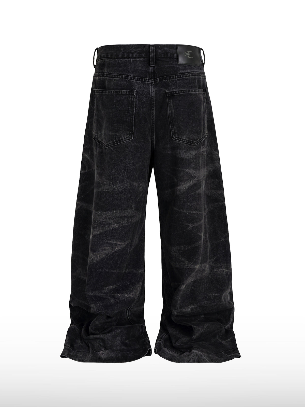 Jeans leopardati scuri