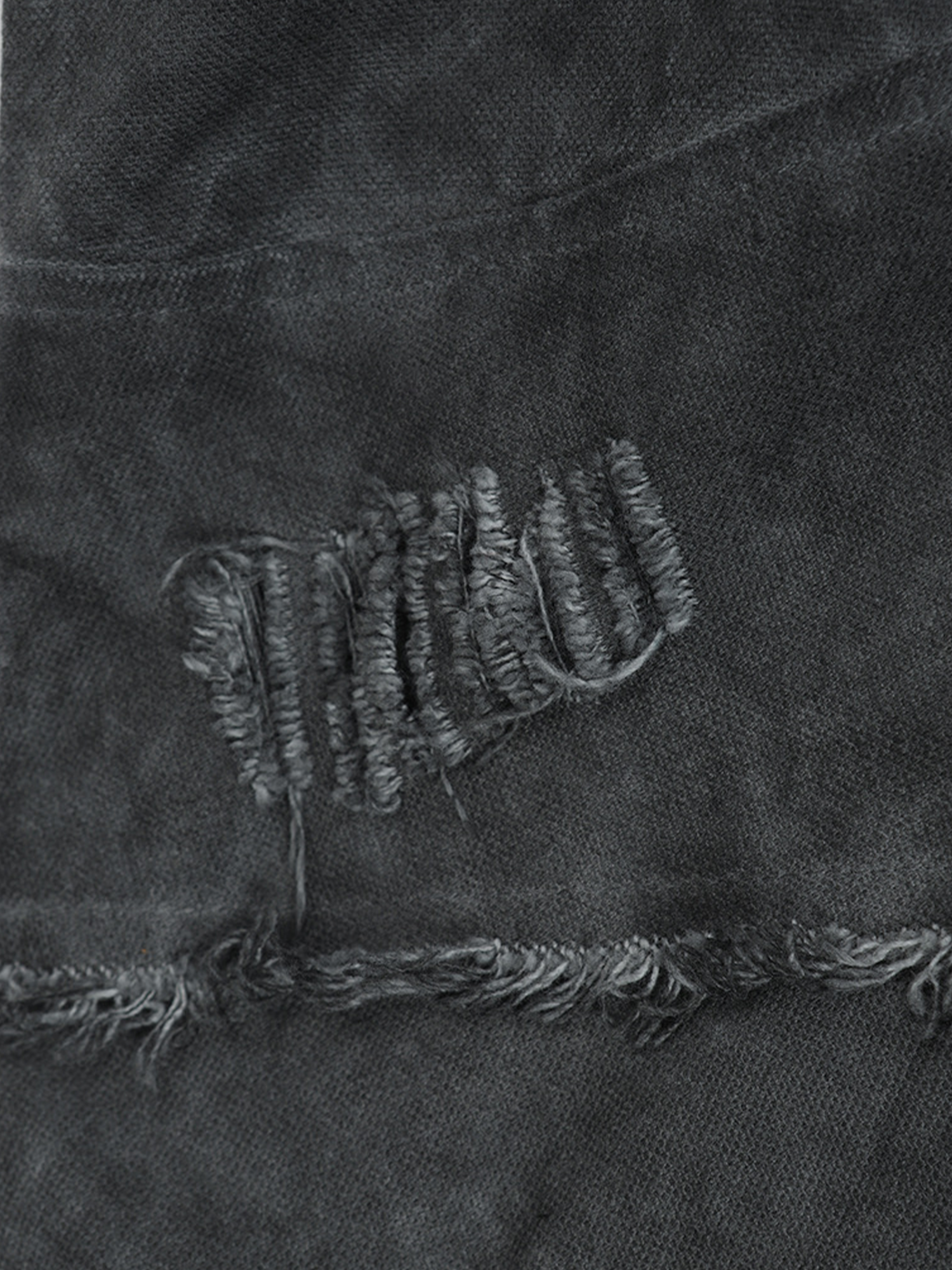 Giacca in denim usurata