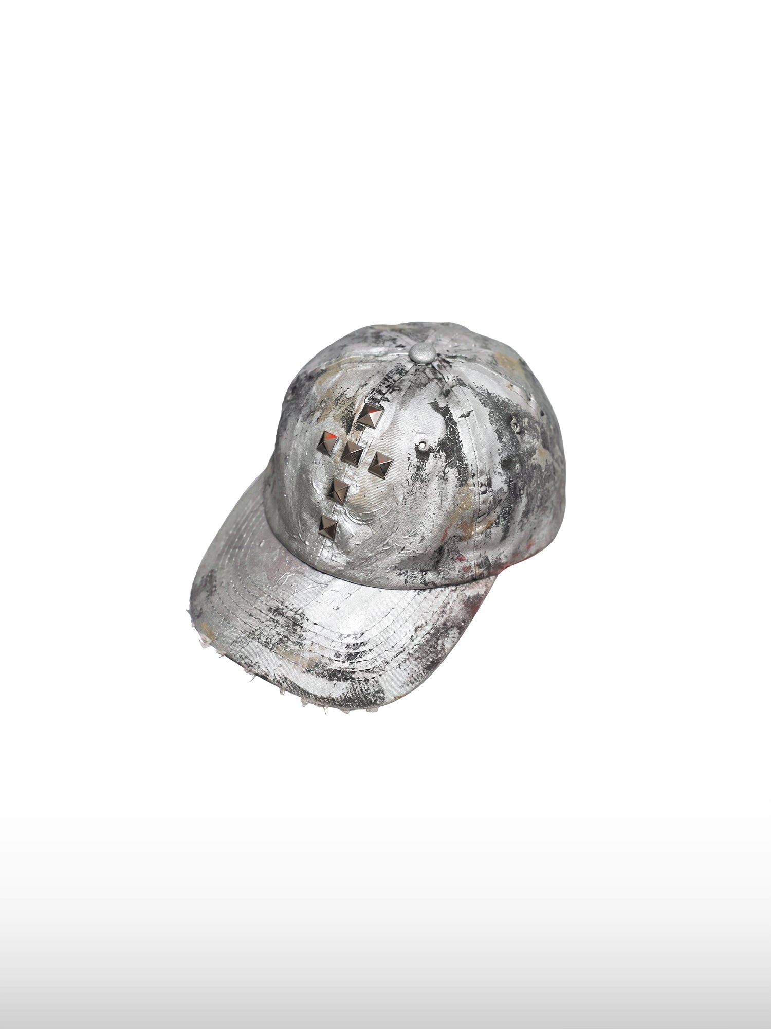 Distressed Rivet Cross Cap