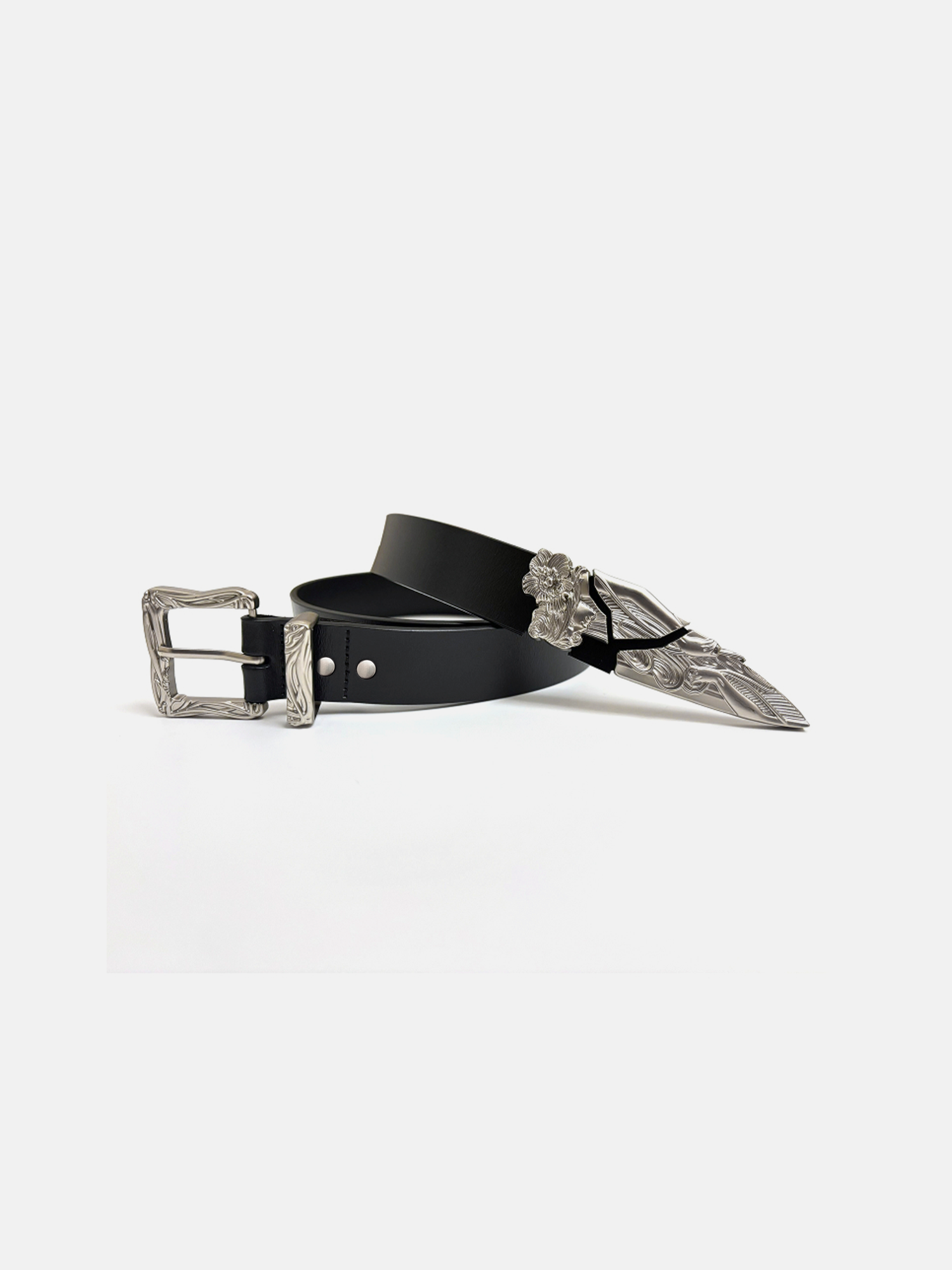 Engraved Buckle Belt