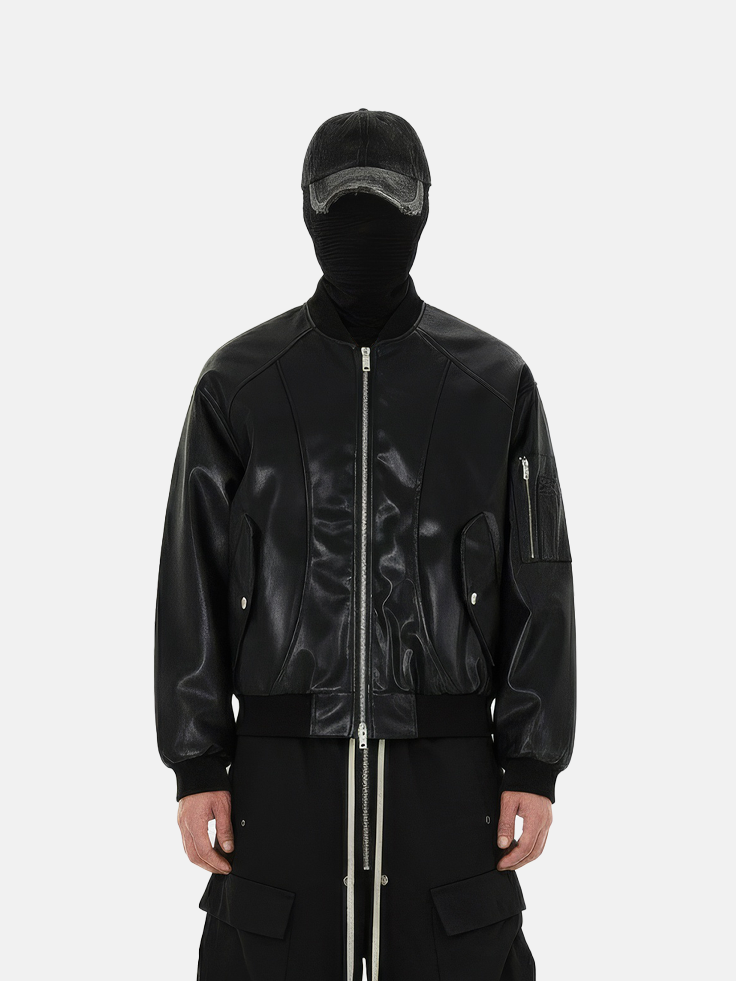 Giubbotto bomber lucido