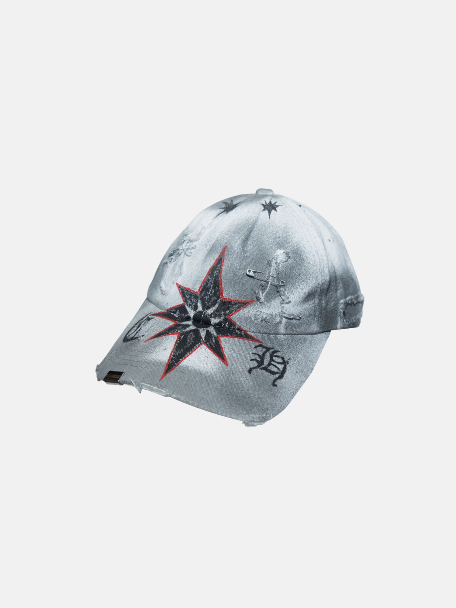 Cappellino con grafica Grey Star