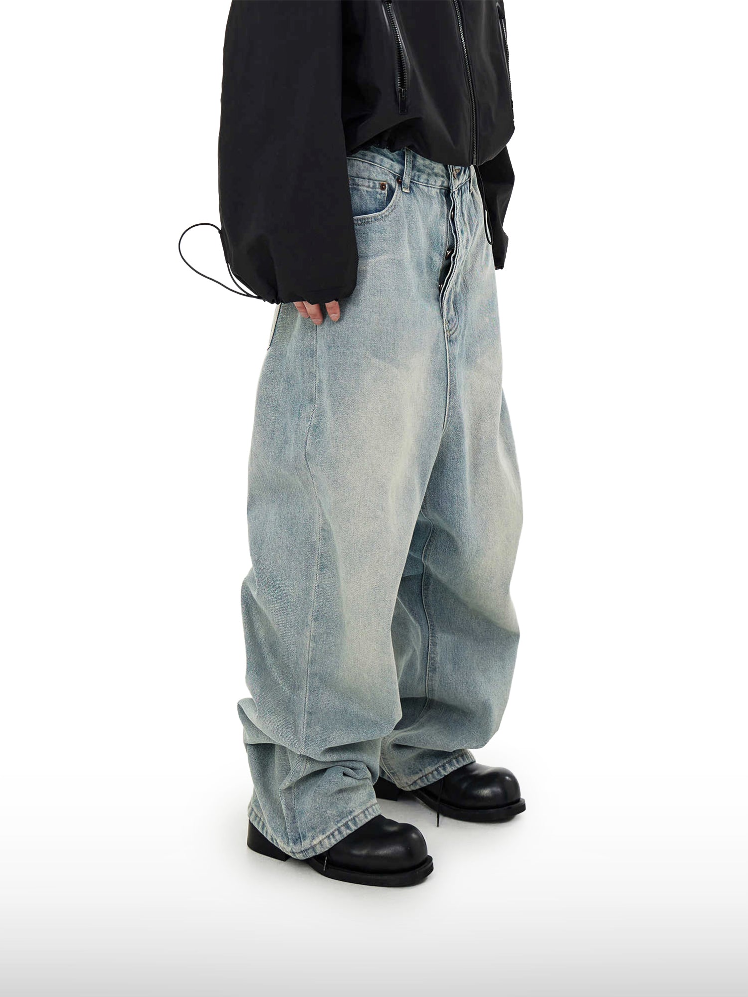 Jeans leggeri oversize