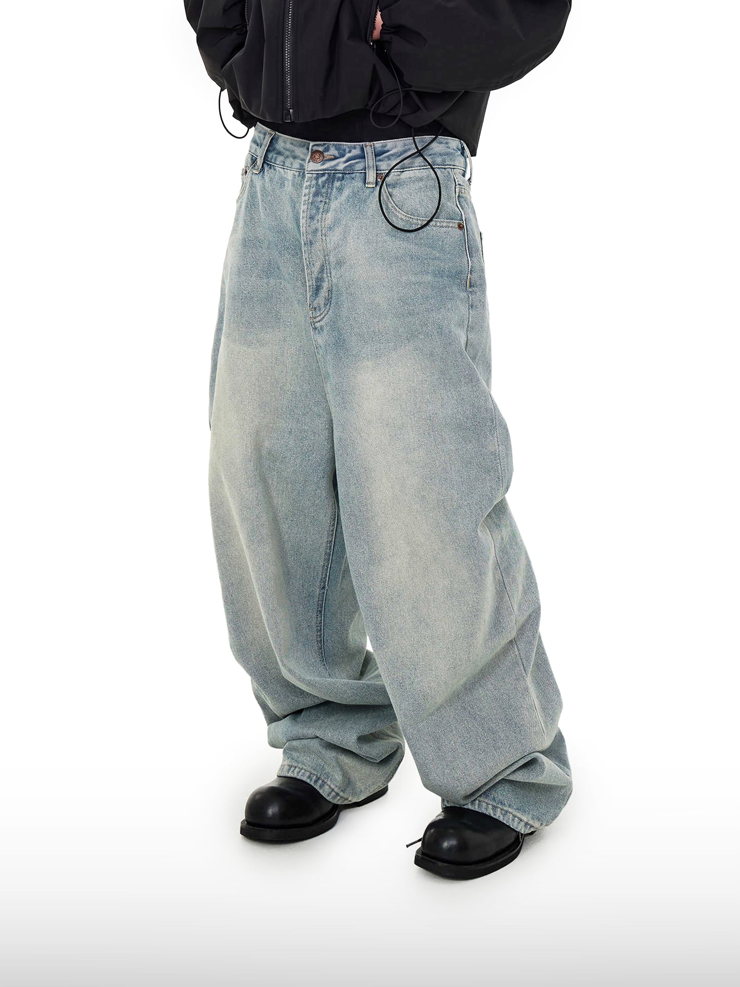 Jeans leggeri oversize