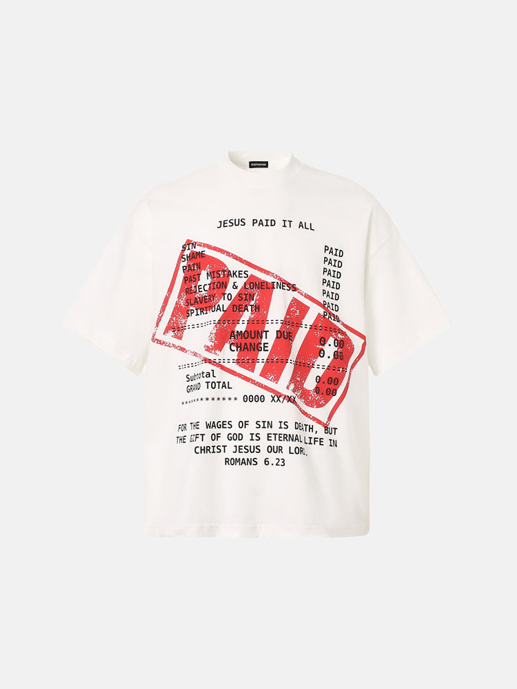 Tee pagato per intero