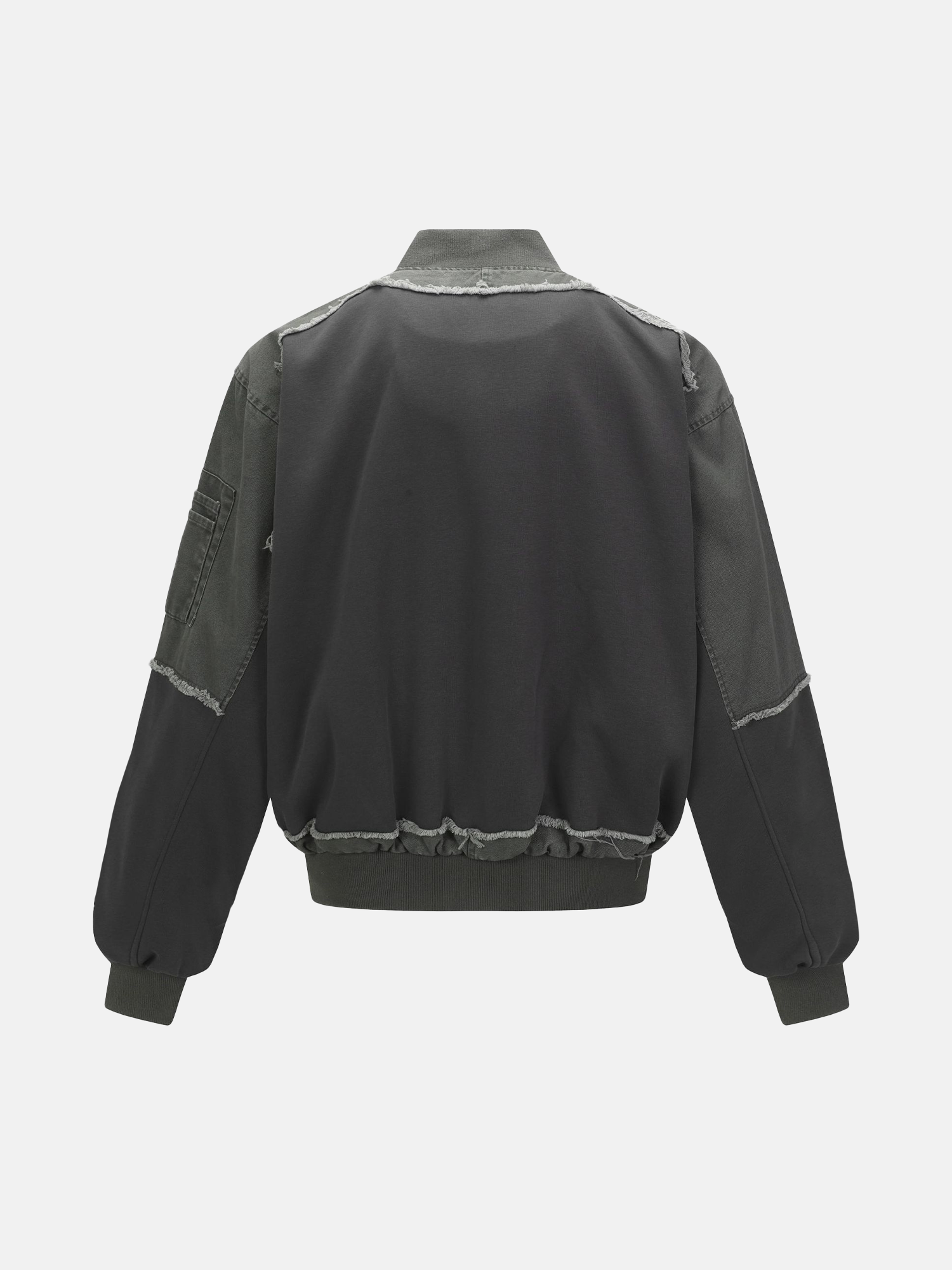 Patchwork Bomber Jacket