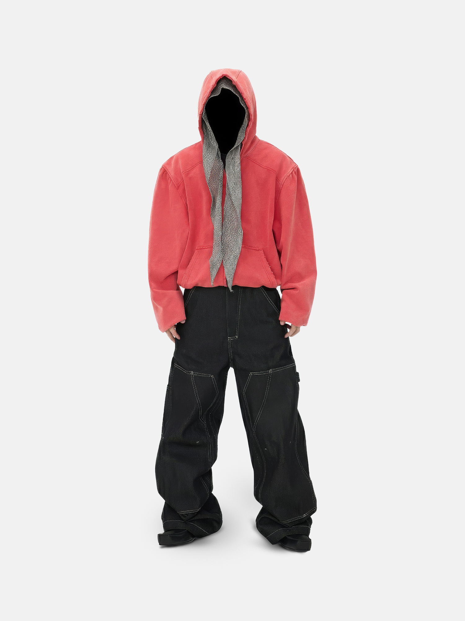 Retro Red Hoodie