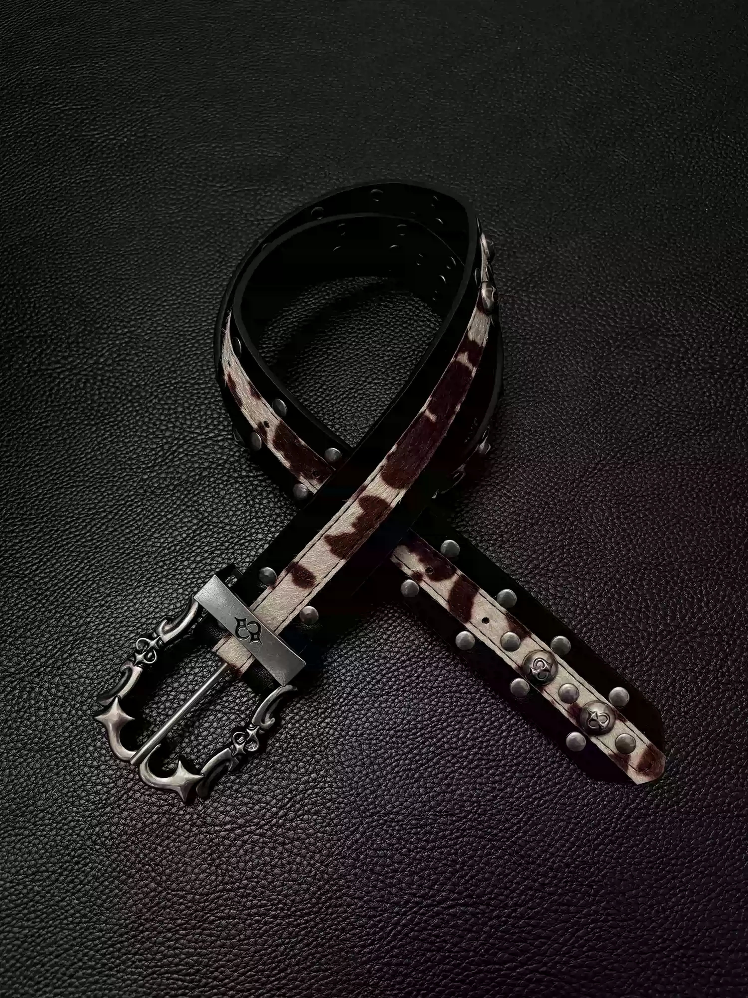 Rugged Cowhide Belt