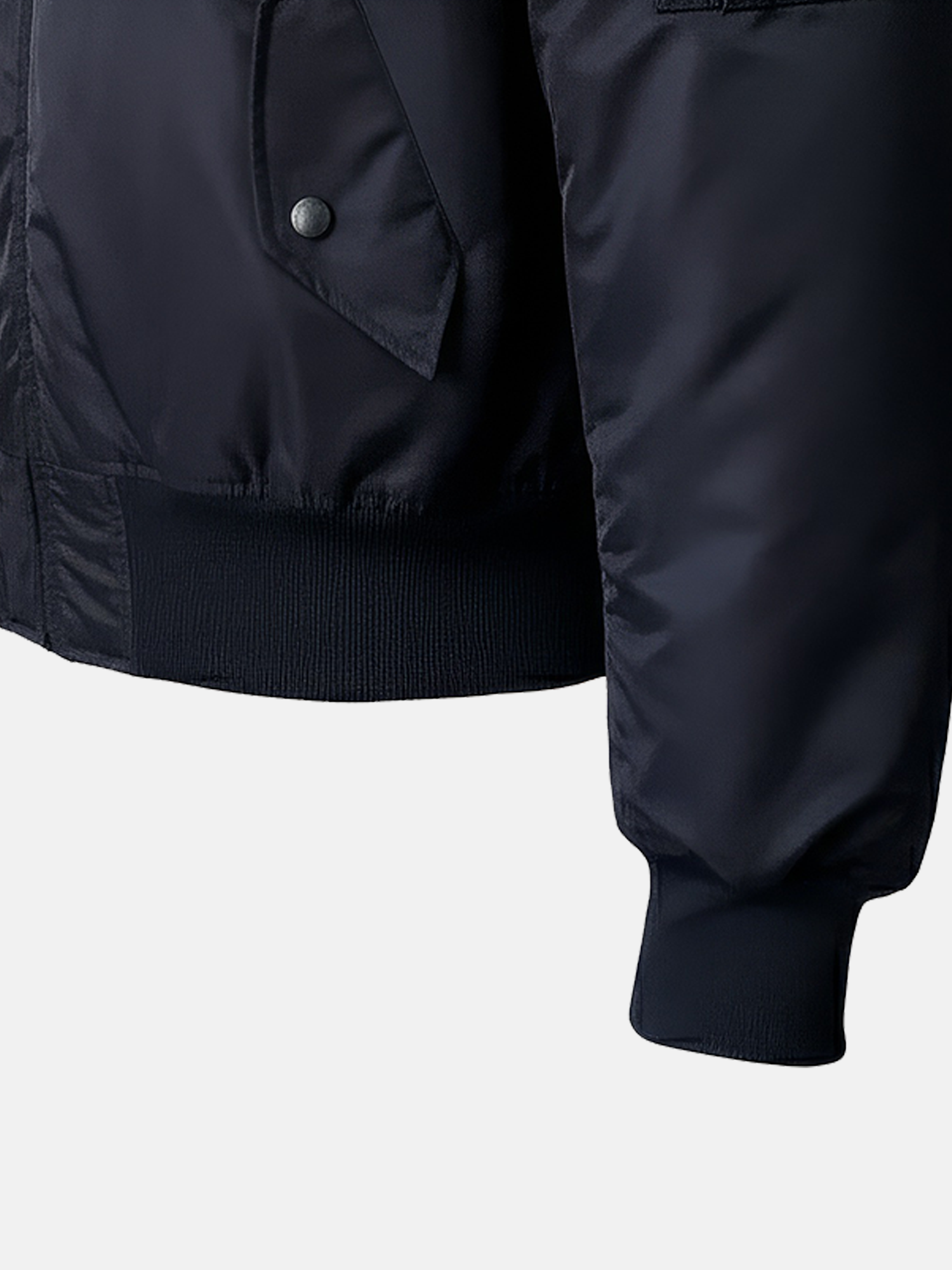 Bomber con cerniera posteriore