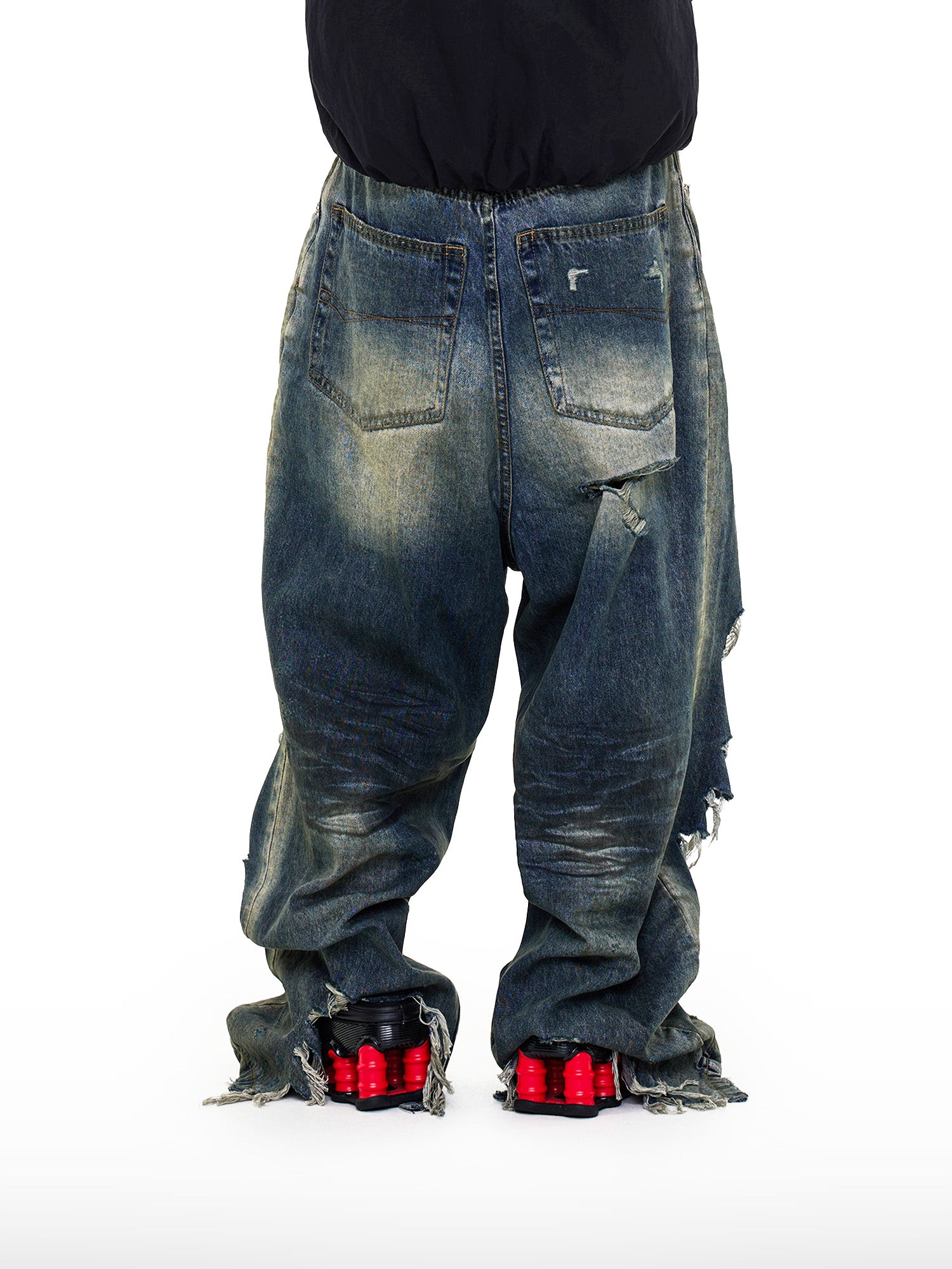 Wrecked Wide Jeans