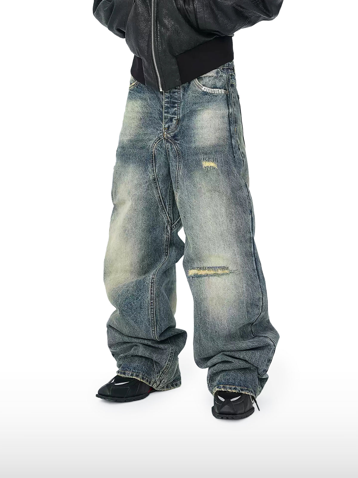 Jeans ribelli usurati