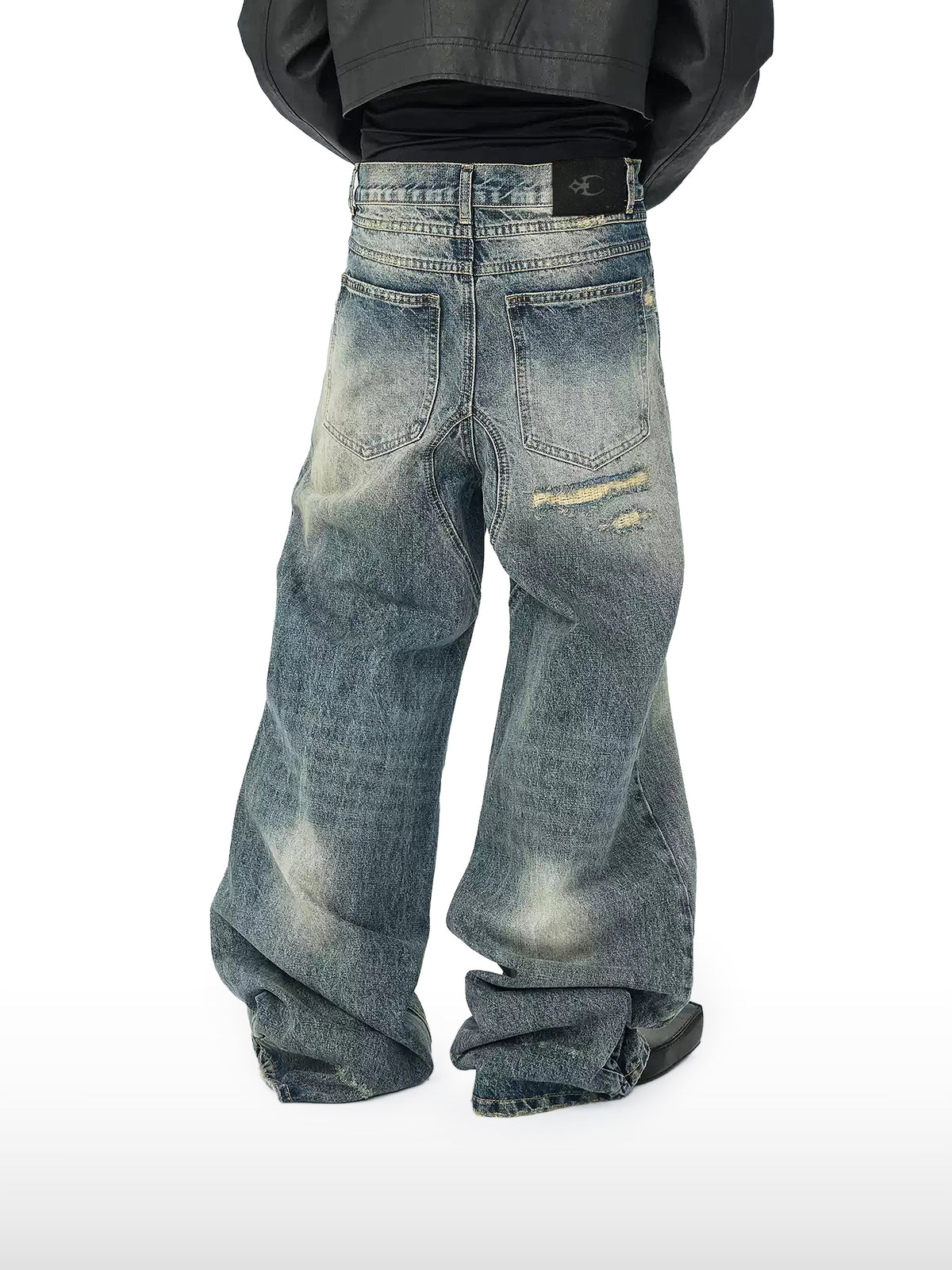 Jeans ribelli usurati