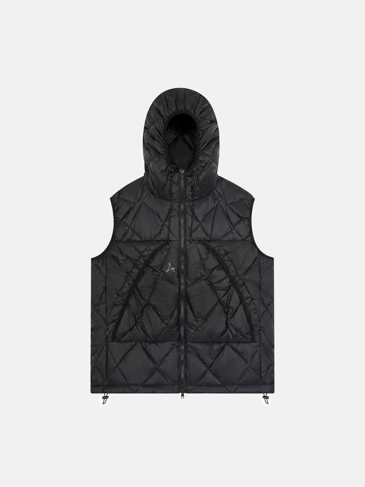 Gilet con cappuccio trapuntato Glacier Diamond
