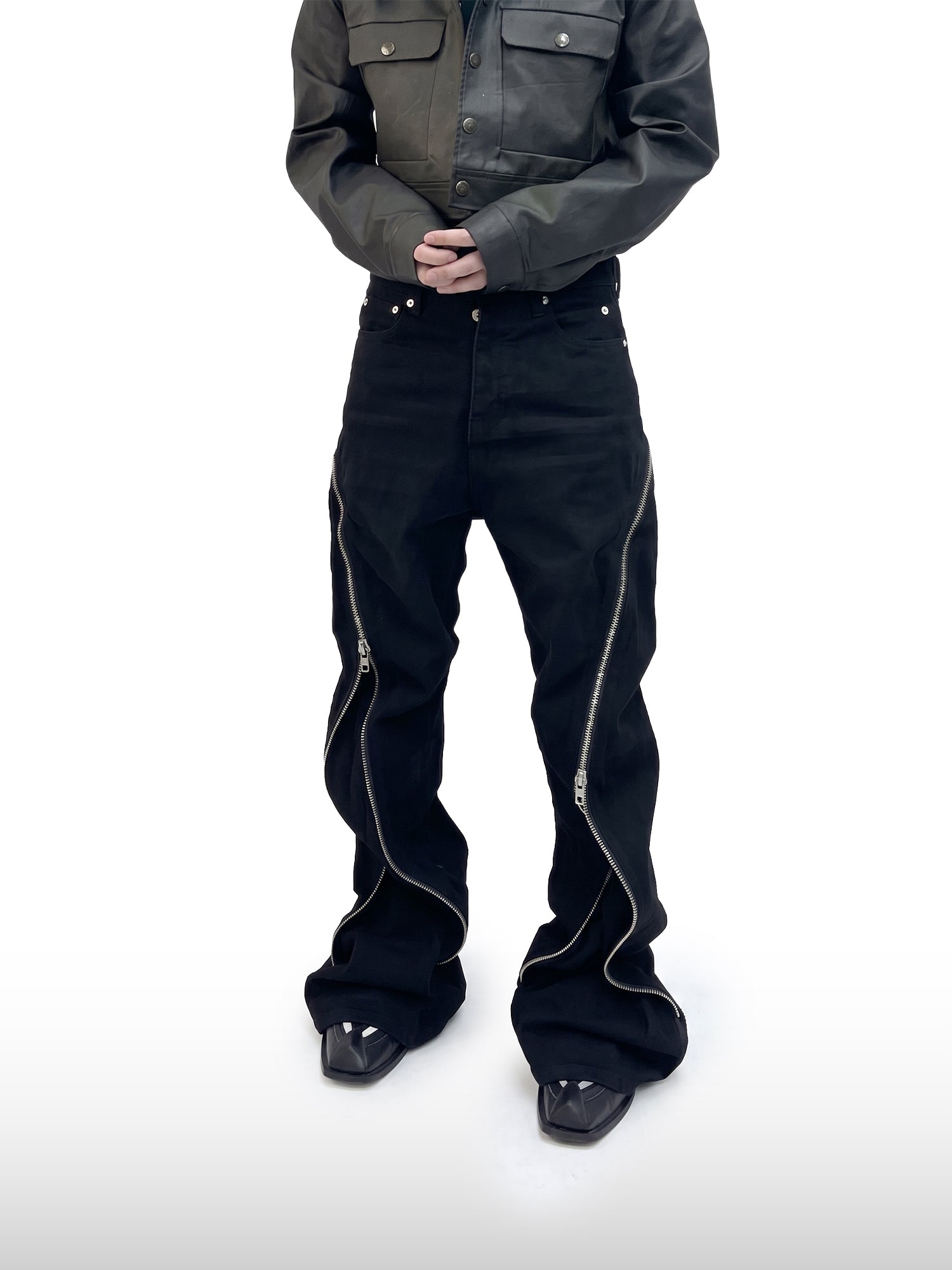 Jeans con cerniera Apex