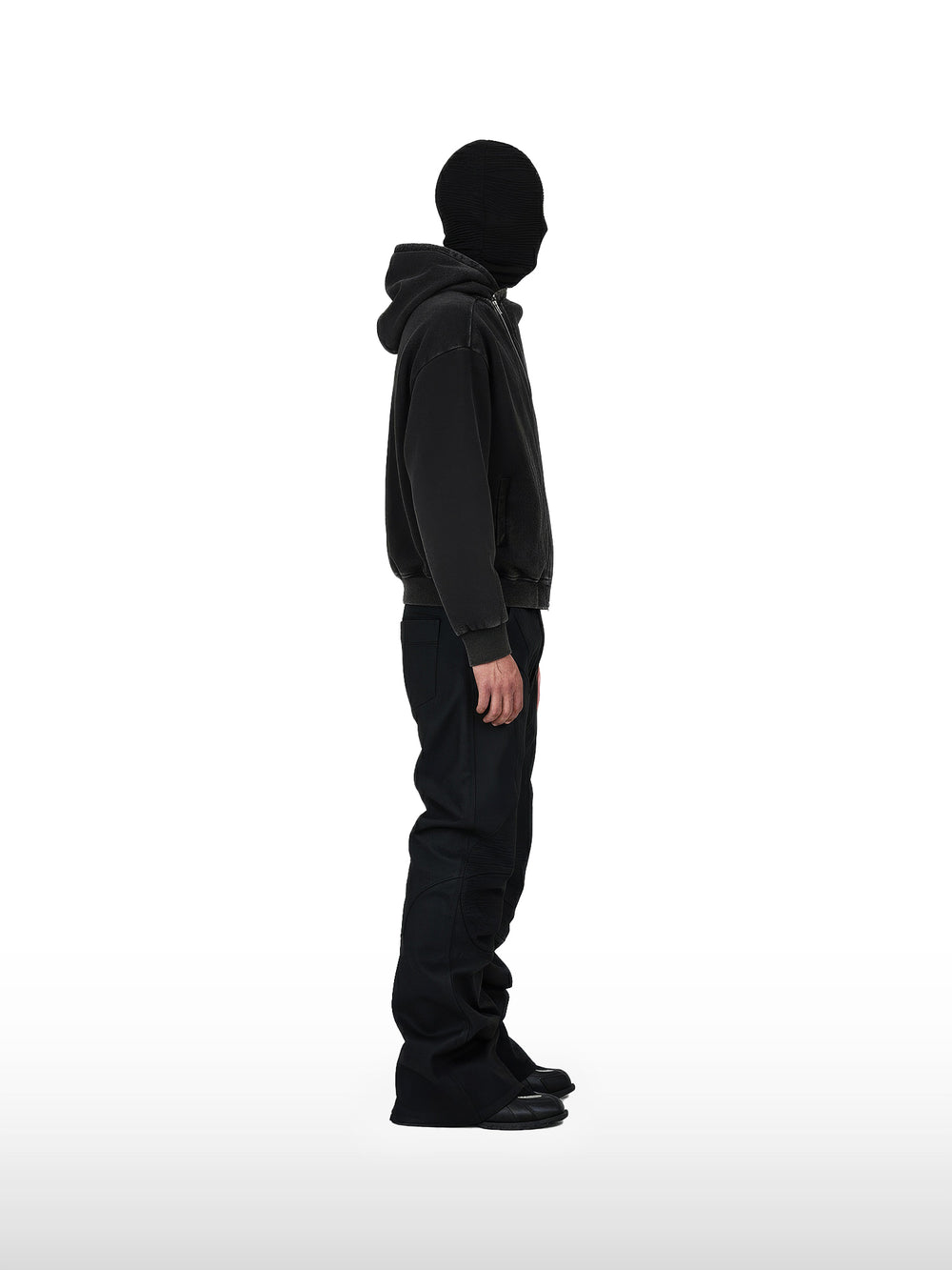 Black Asymmetric Hoodie
