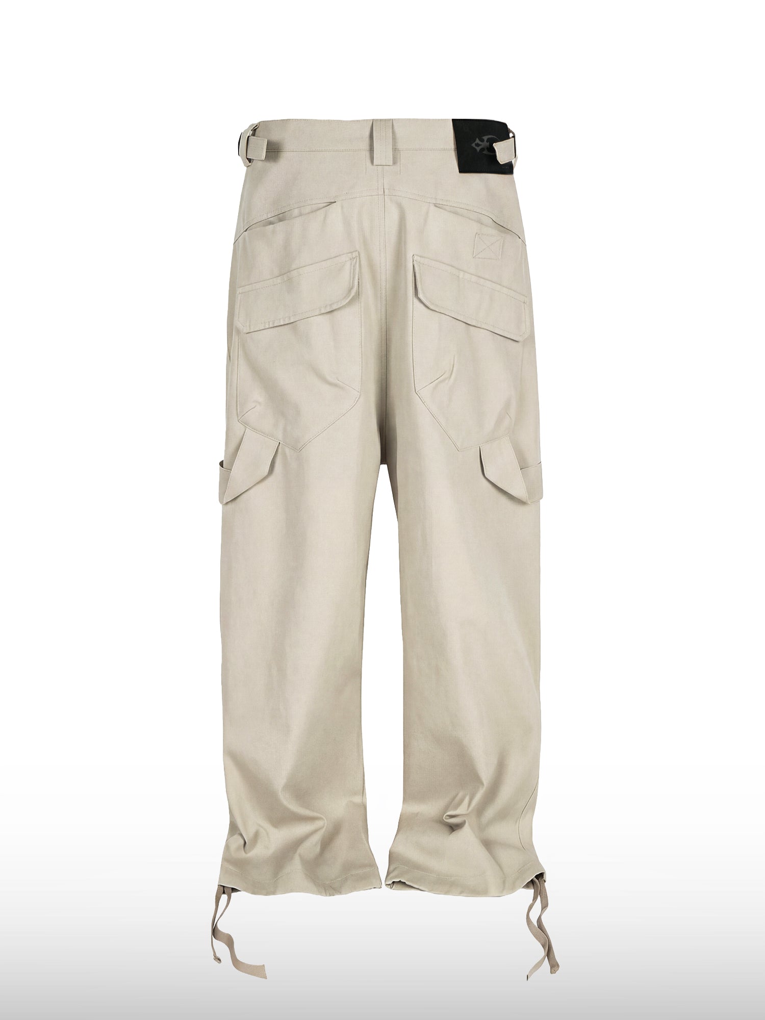 Pantaloni beige con coulisse