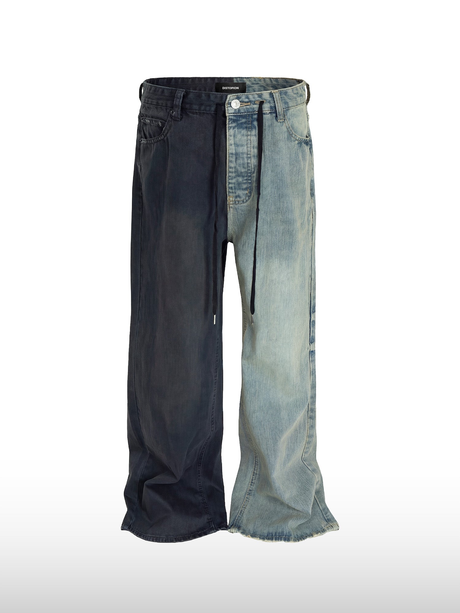 Jeans con rottura binaria