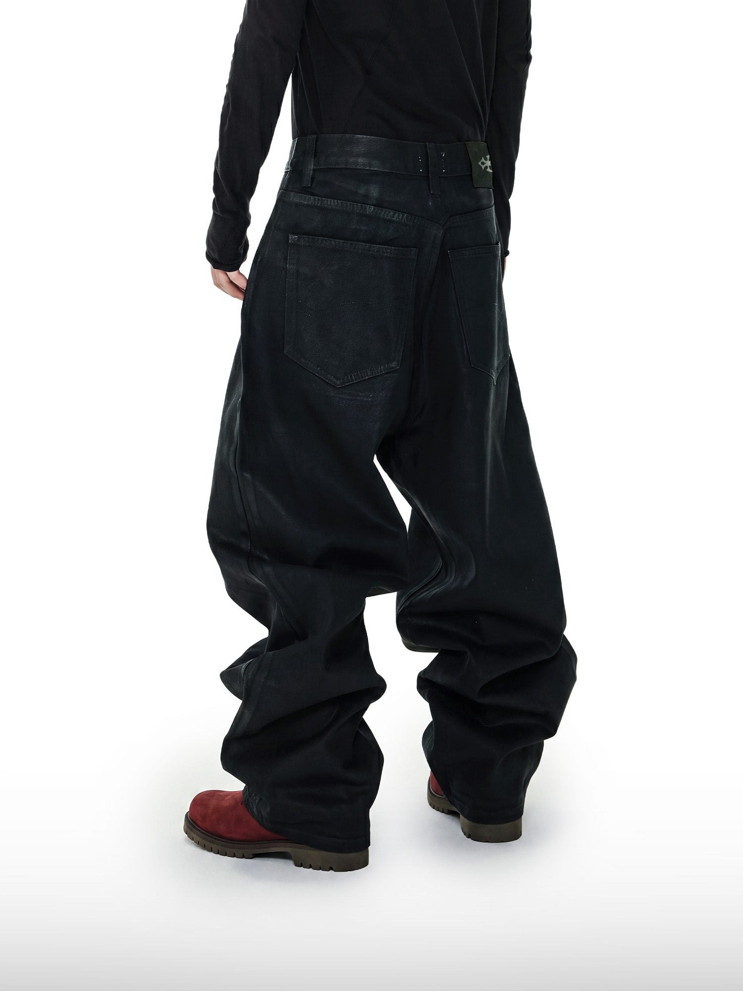 Jeans larghi neri