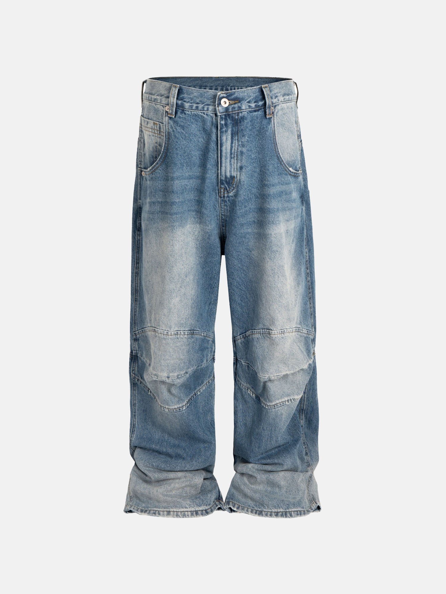 Jeans larghi blu