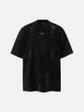 T-shirt lavata color carbone
