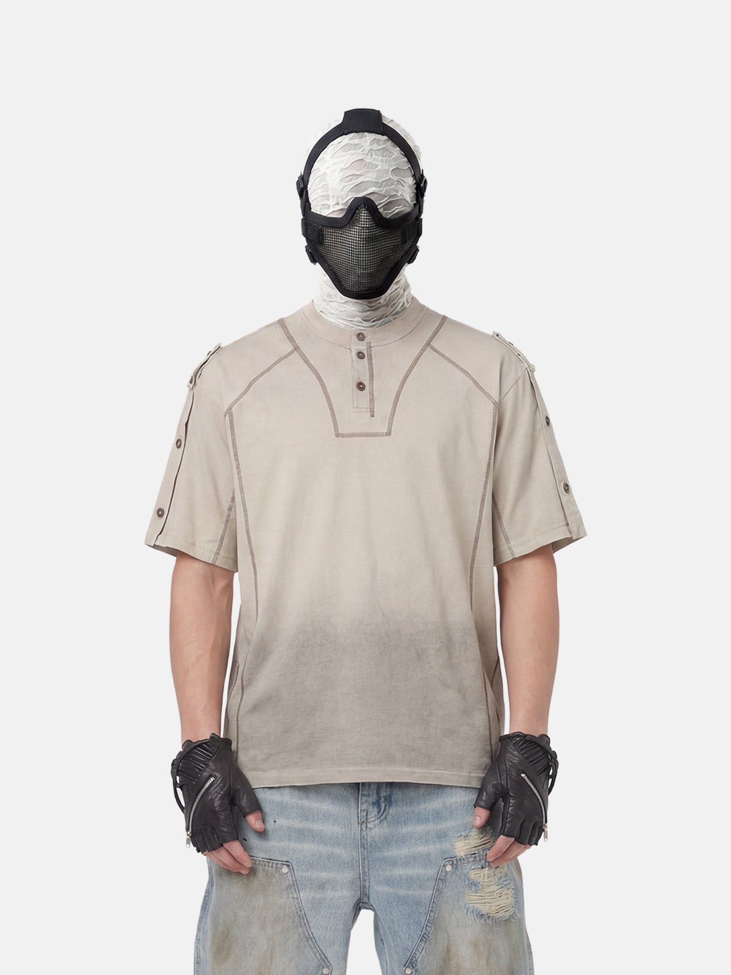 T-shirt Henley Cipher Gradient