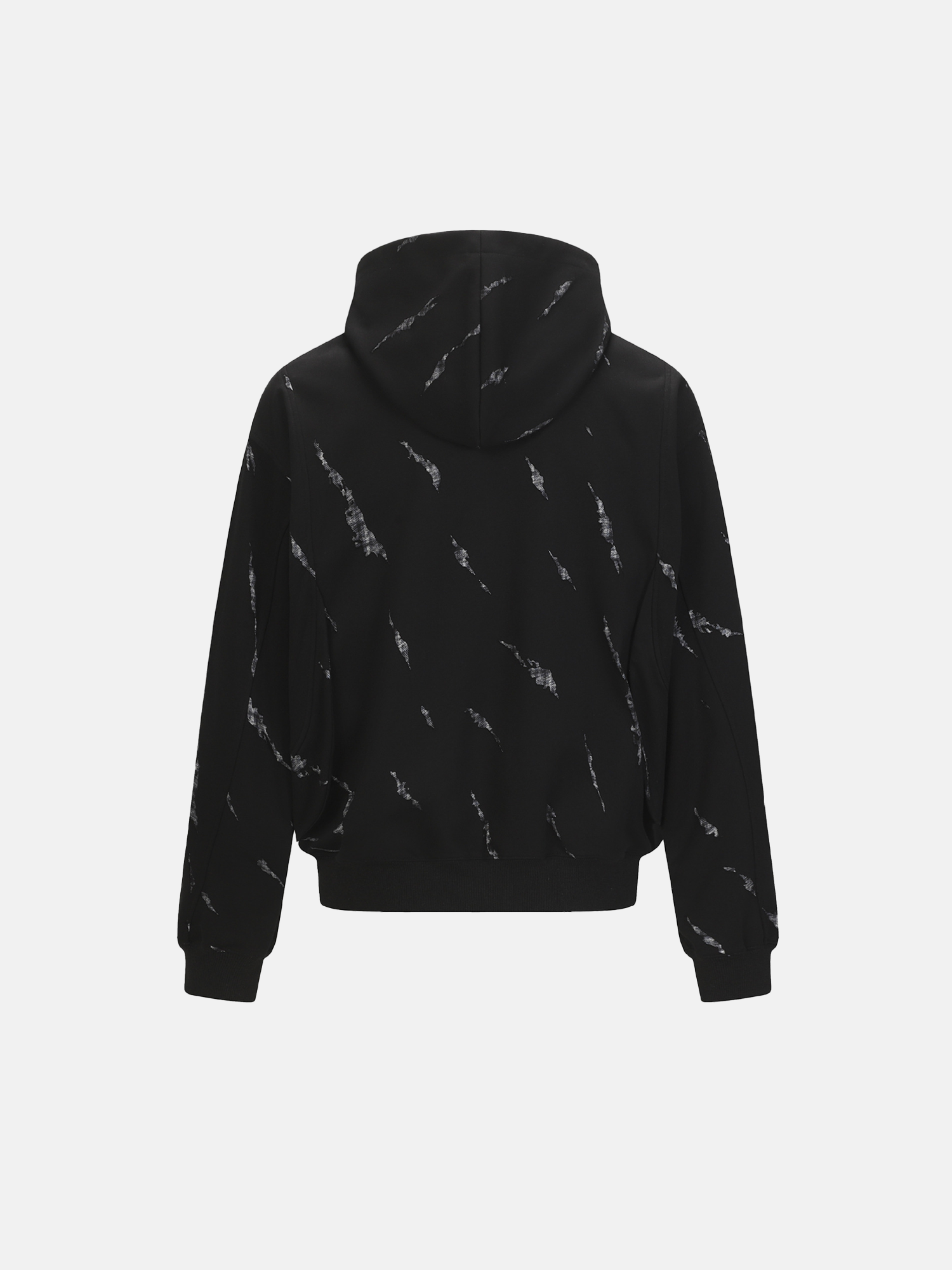 Patterned Hoodie
