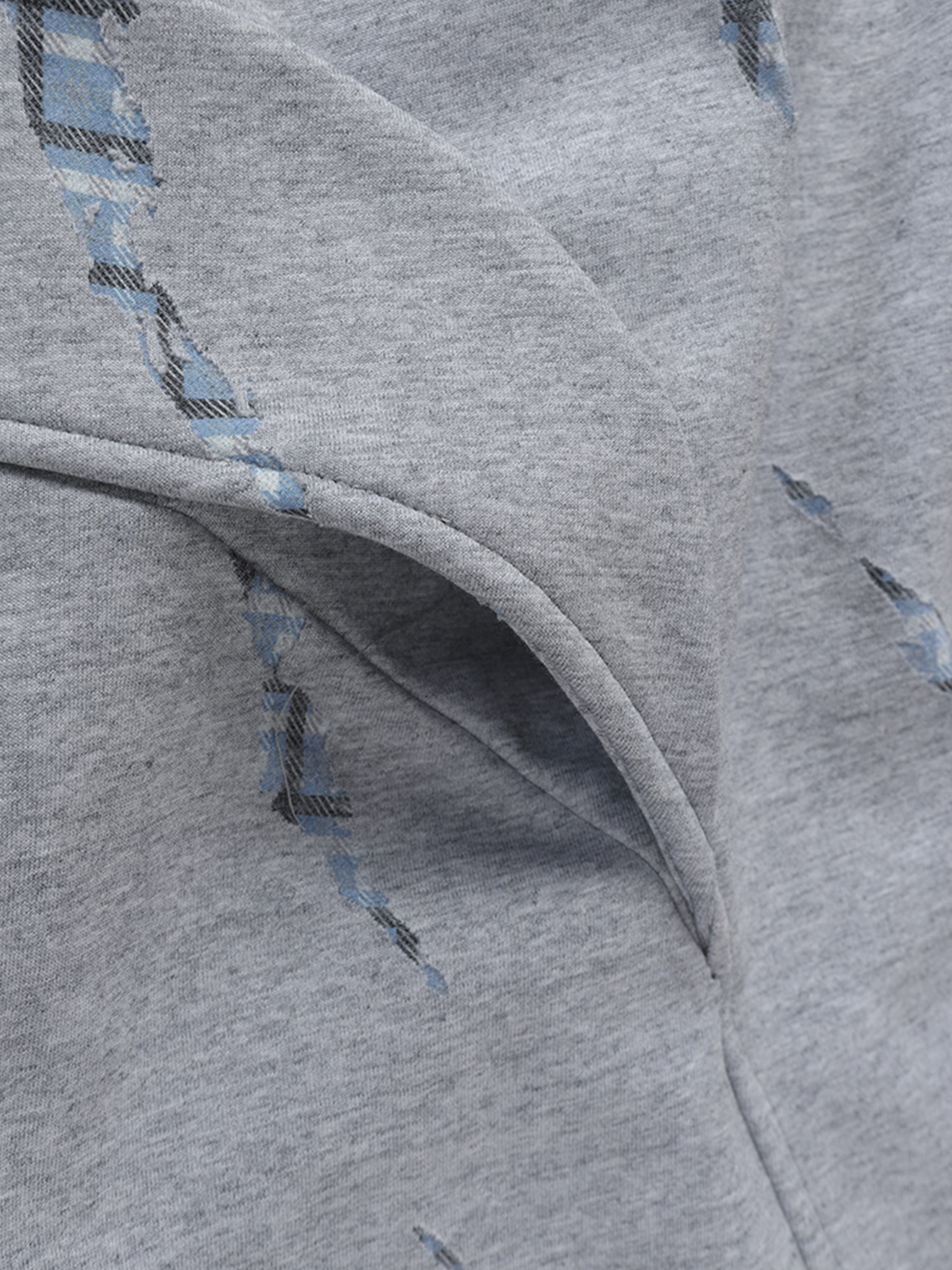 Patterned Hoodie
