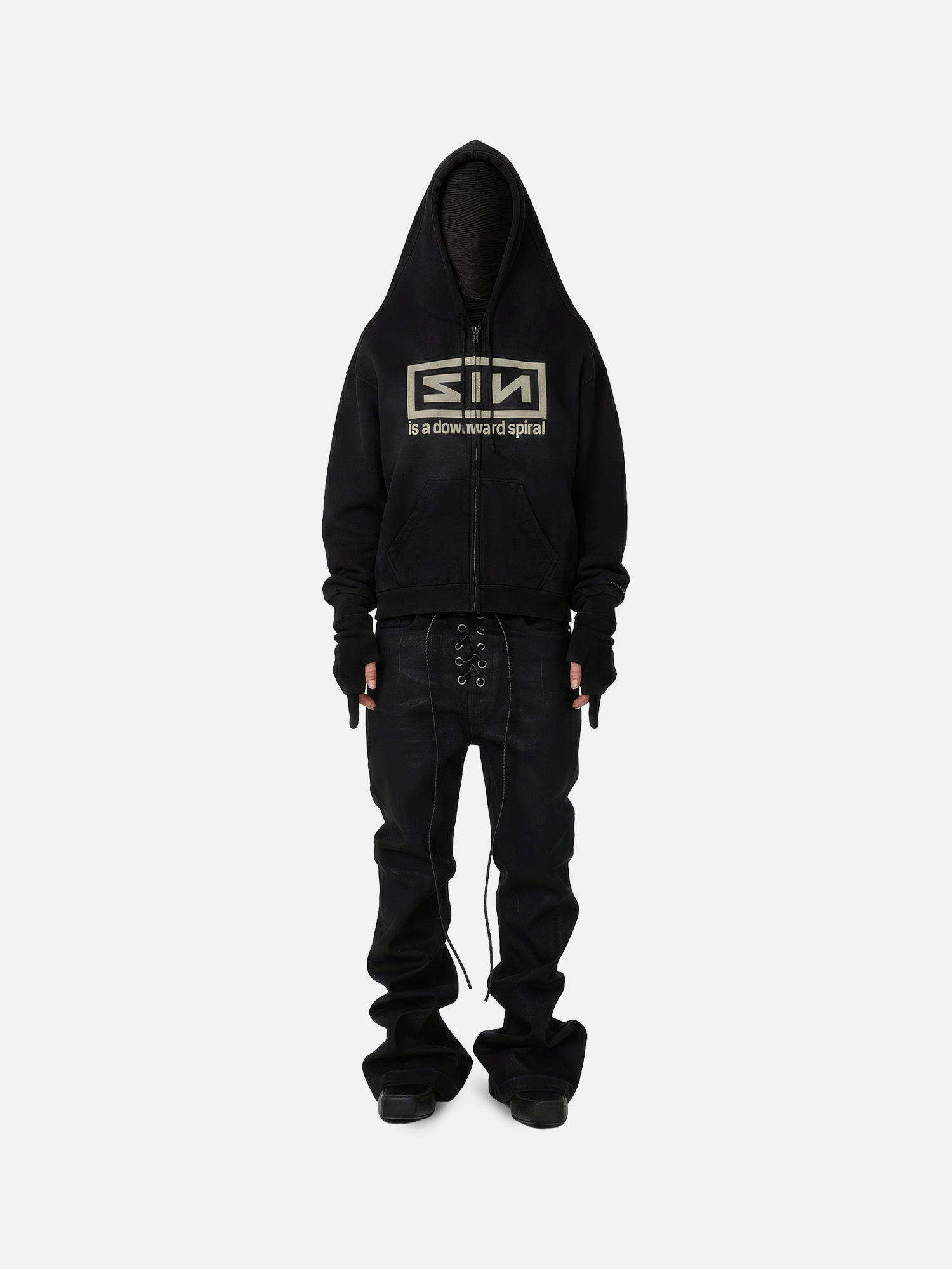 Defiance Finger Zip Hoodie