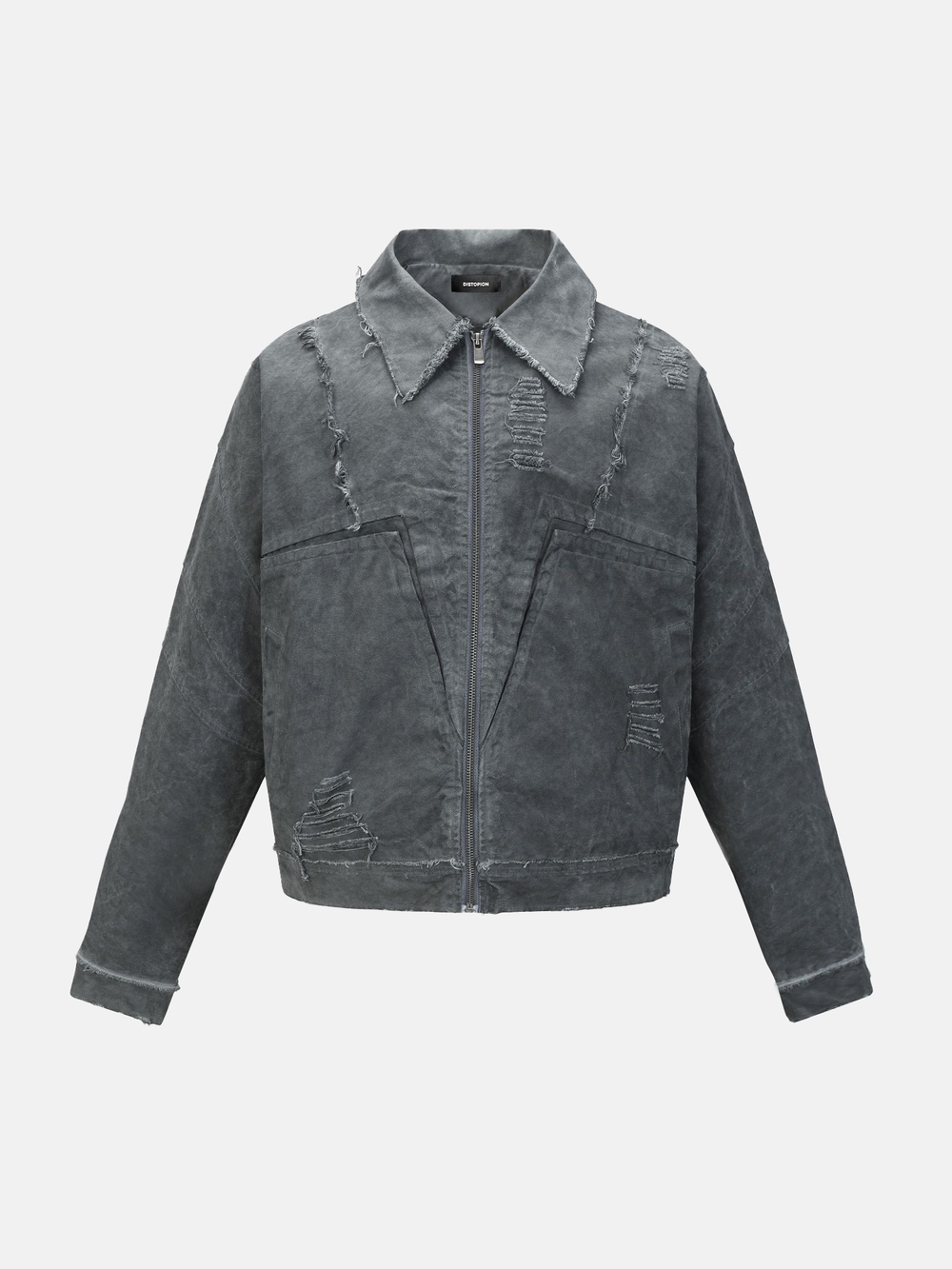 Distressed Denim Jacket