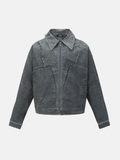 Distressed Denim Jacket