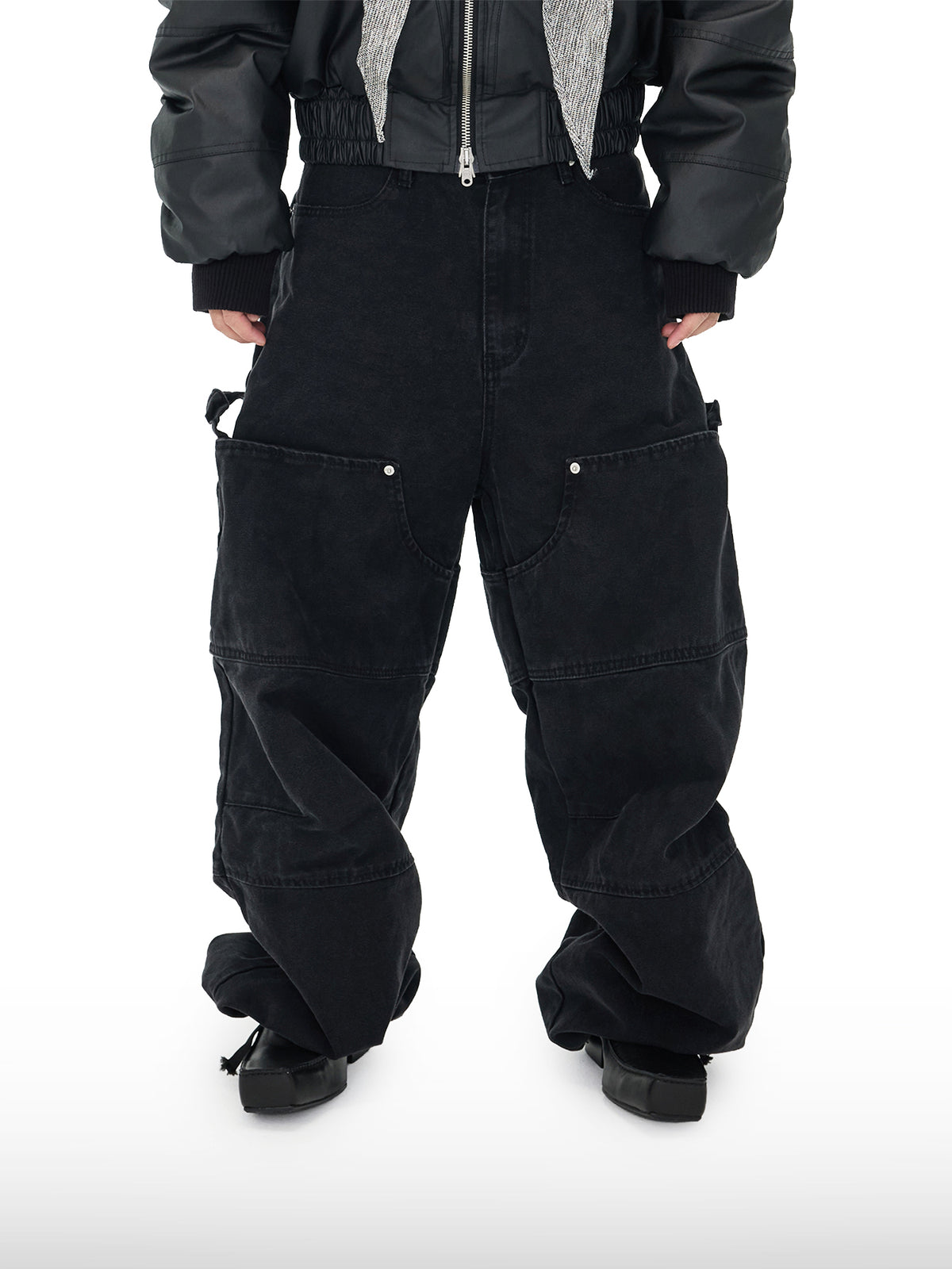 Double Pocket Cargo Jeans