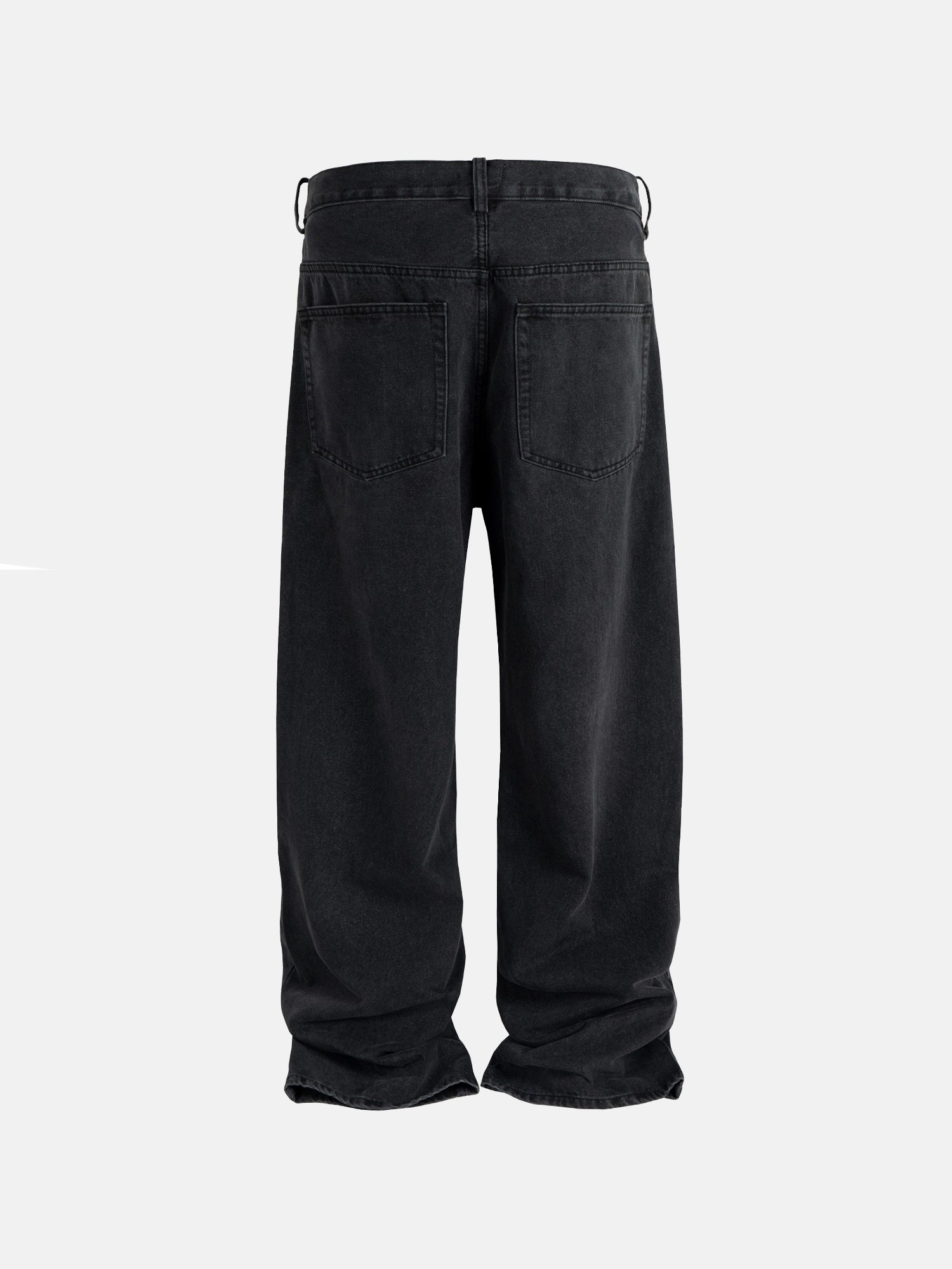 Drape Black Jeans