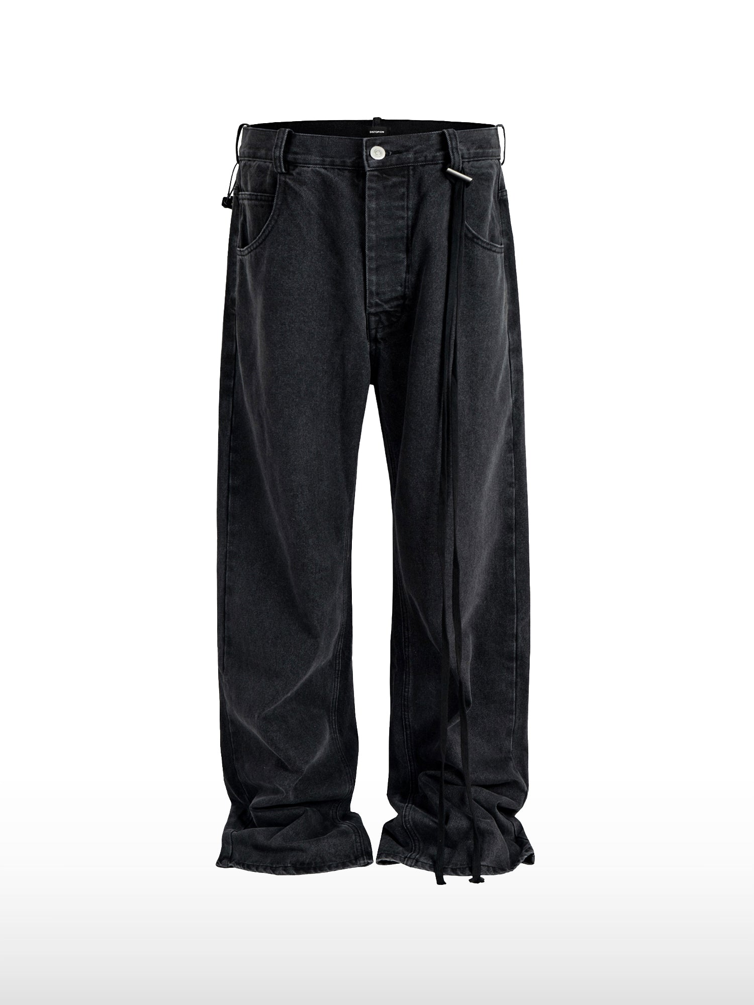 Drape Black Jeans