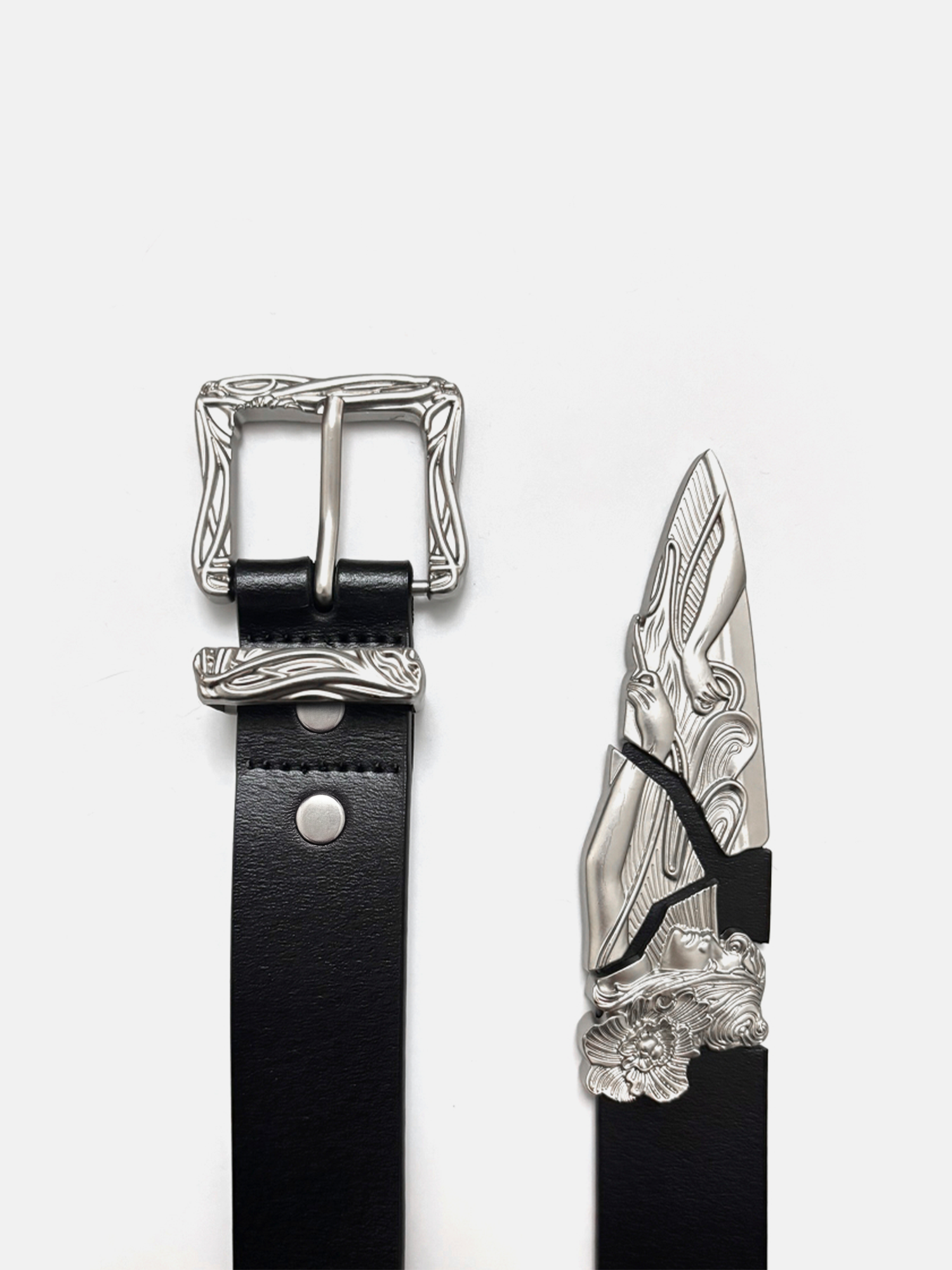 Engraved Buckle Belt