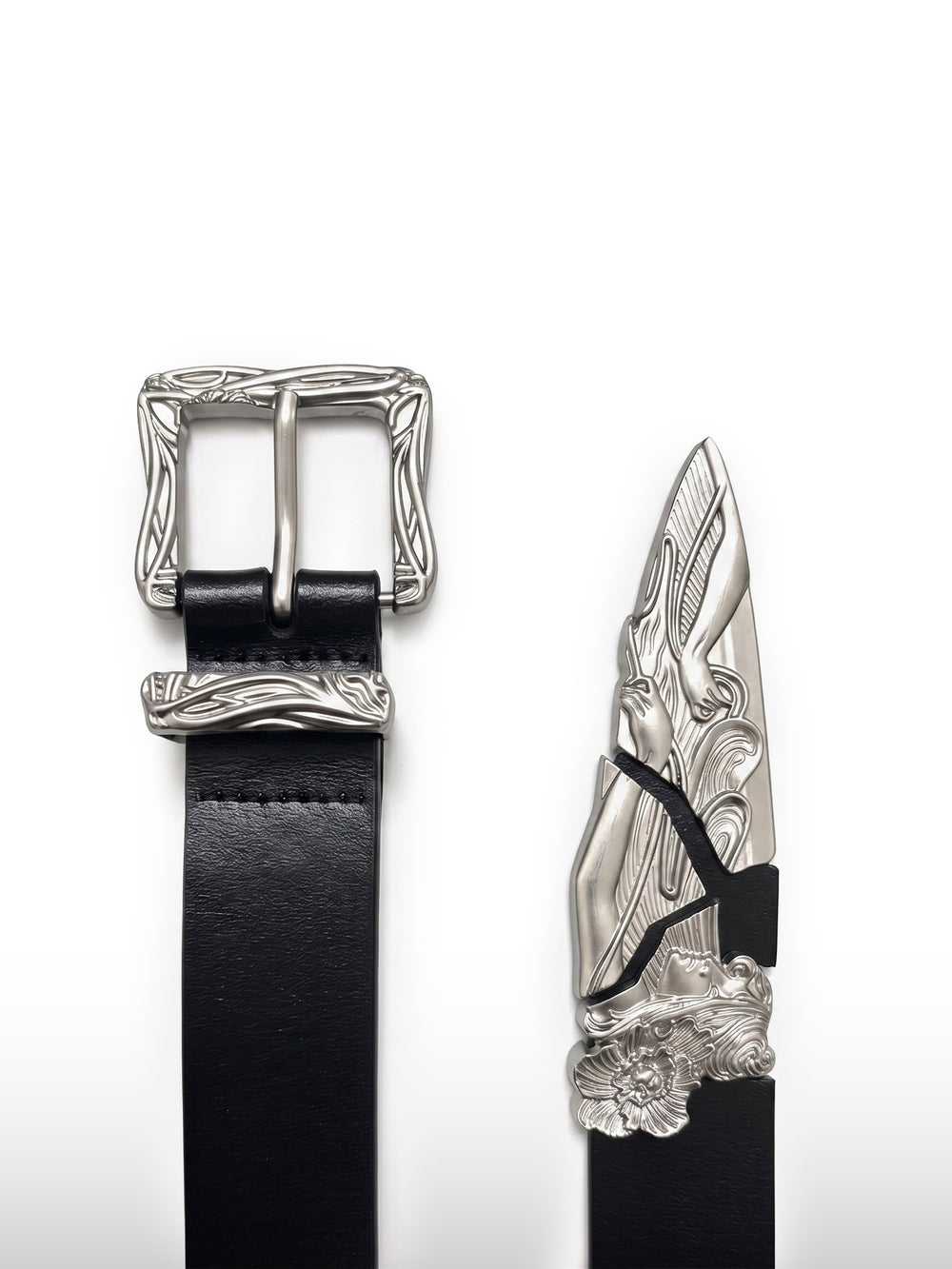Engraved Buckle Belt