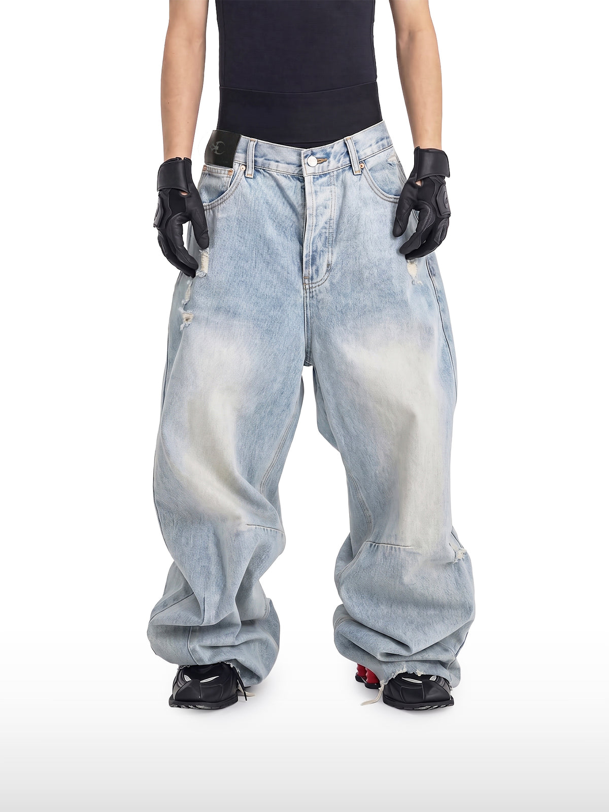 Glacier Distortion Baggy Jeans