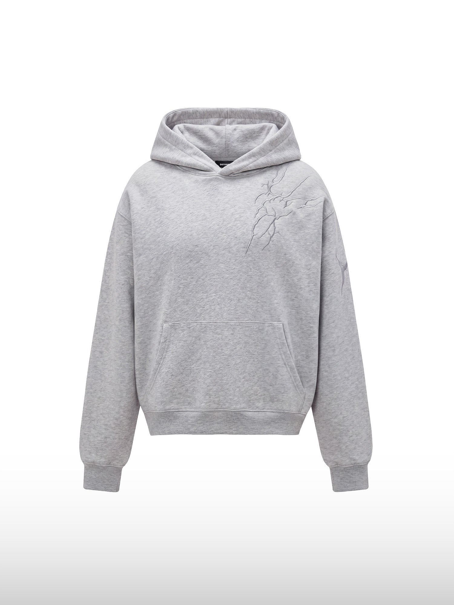 Glitch Vein Oversized Hoodie