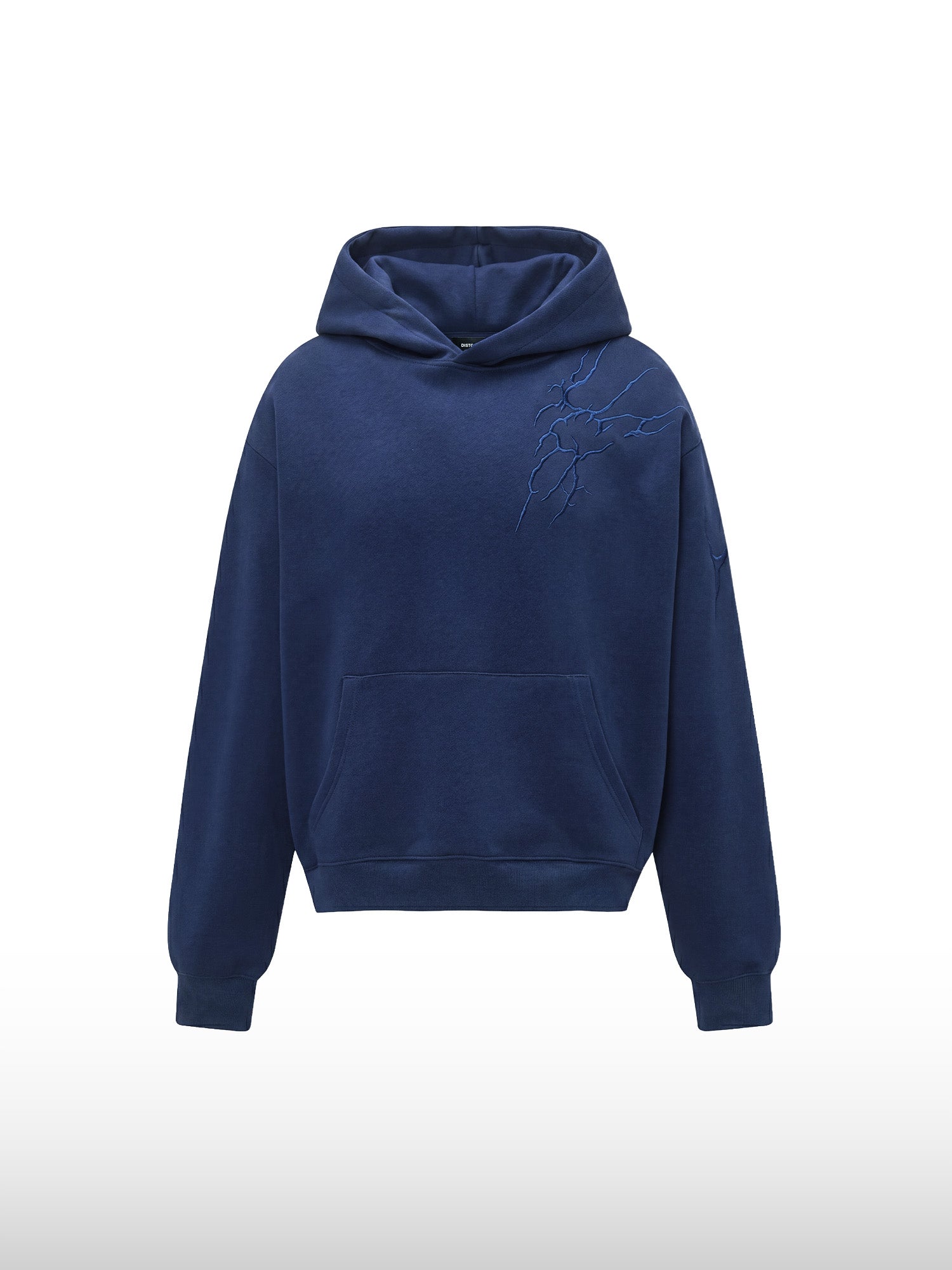 Glitch Vein Oversized Hoodie