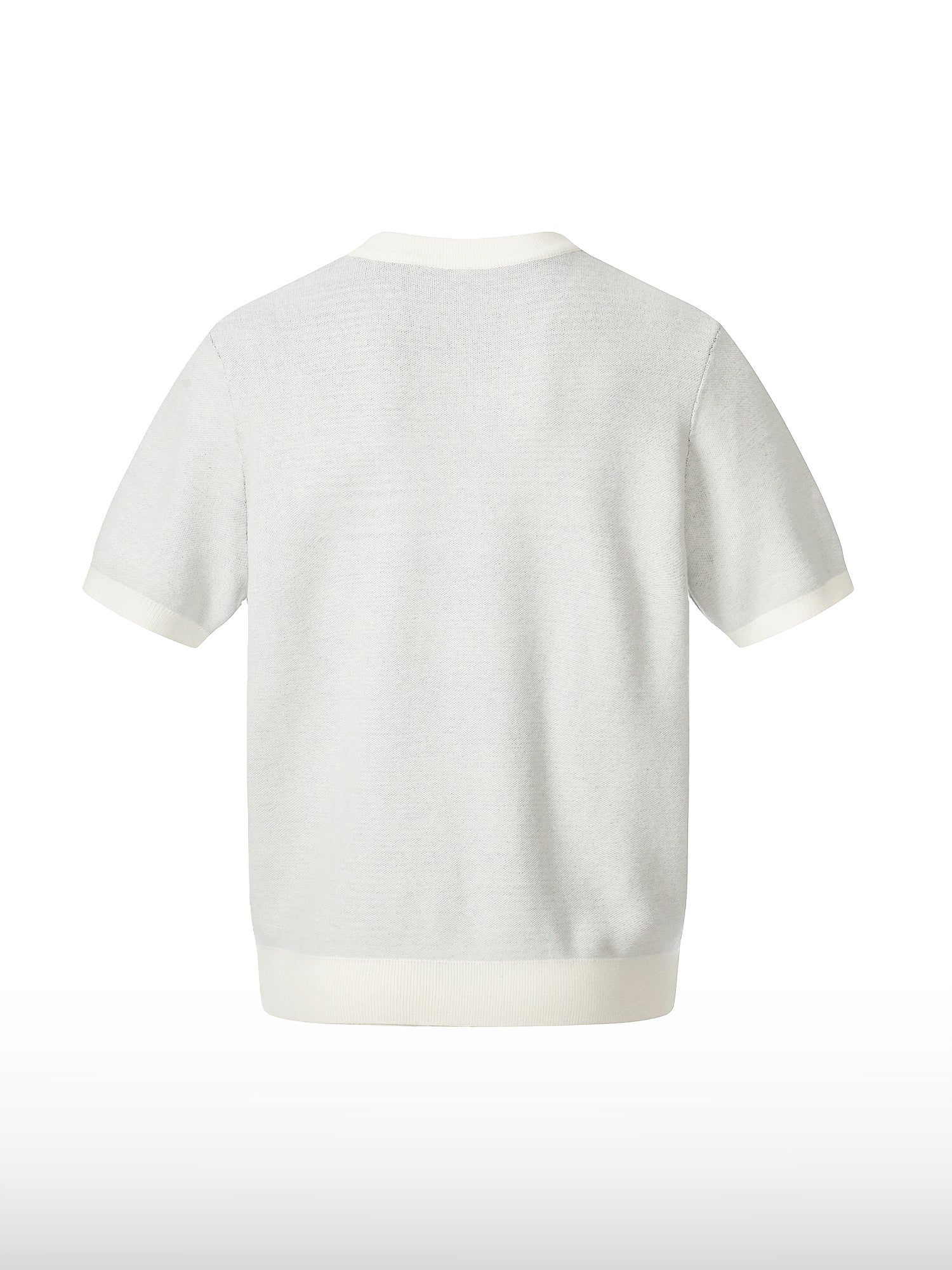 T-shirt in jacquard con grafica gotica