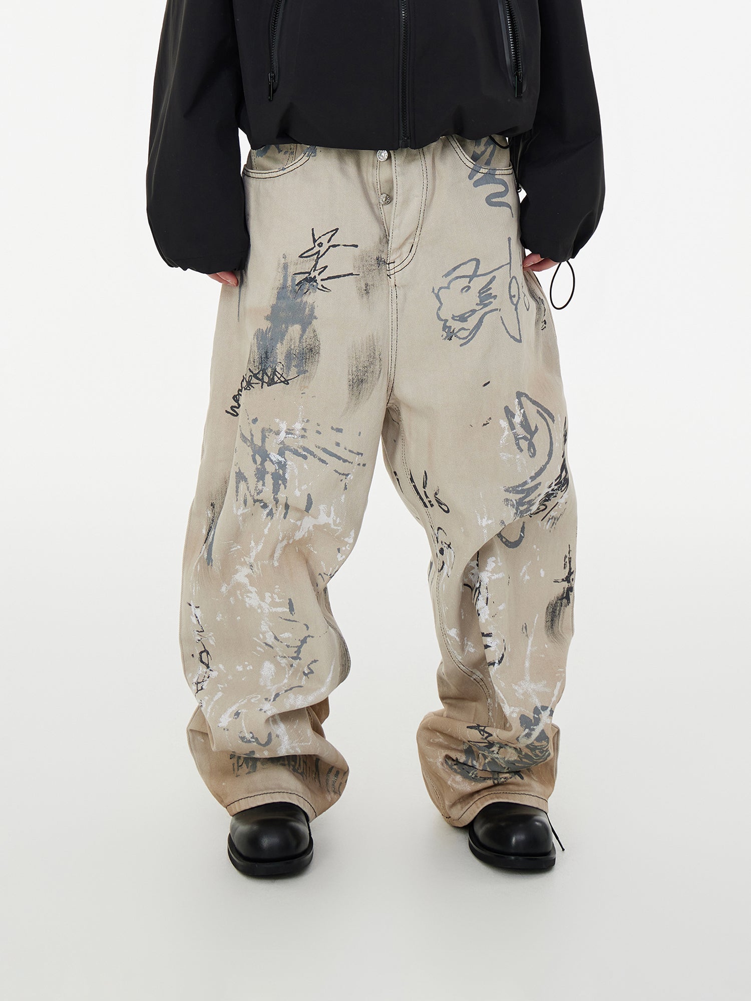 Pantaloni graffiti