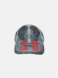Cappellino grigio rosso 23