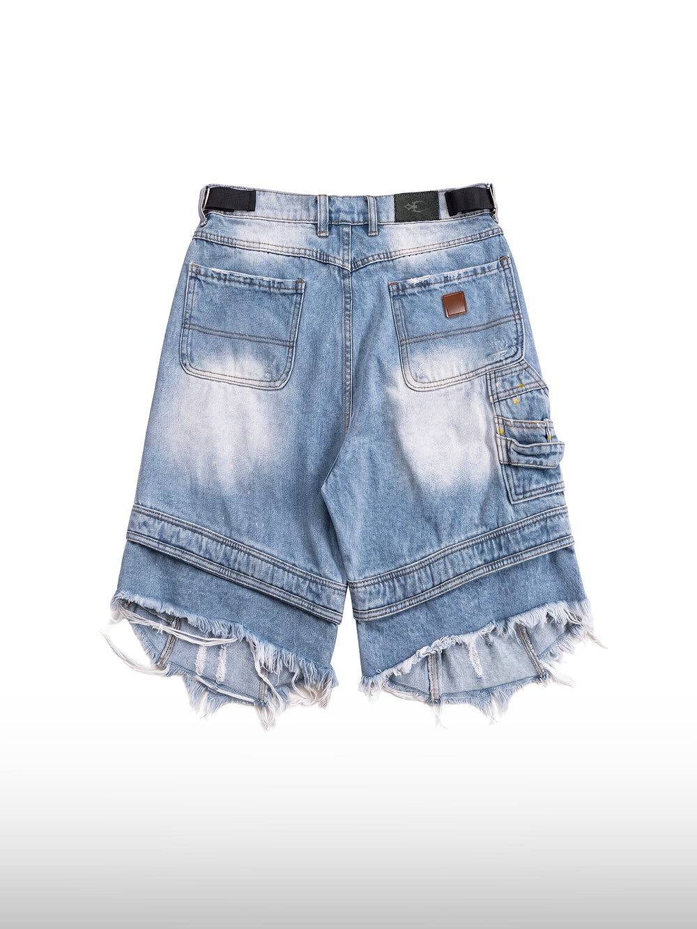 Grunge Denim Shorts