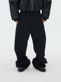 Jeans larghi neri classici