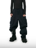 Midnight Drawstring Cargo Pants