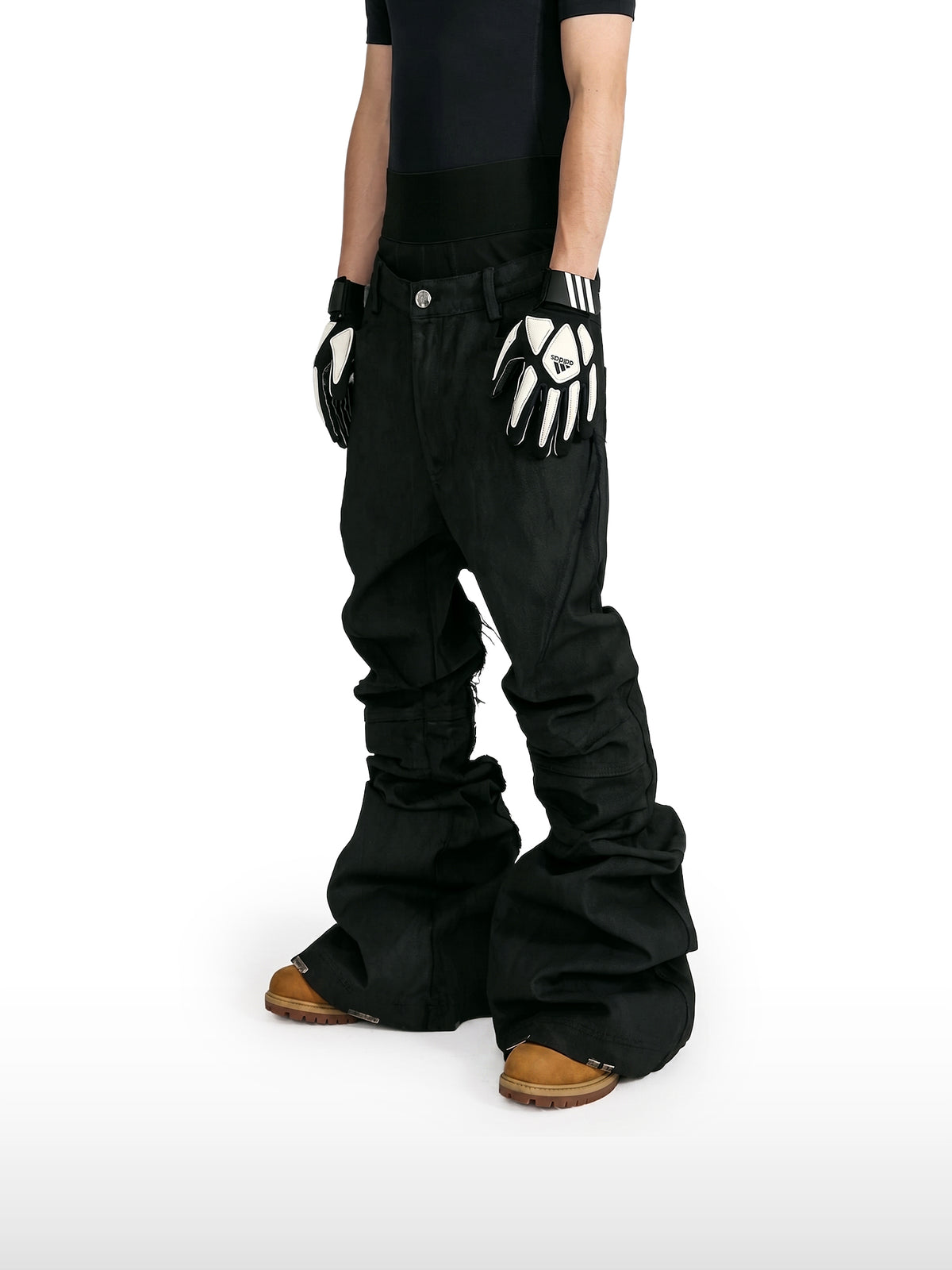 Night Black Flared Jeans